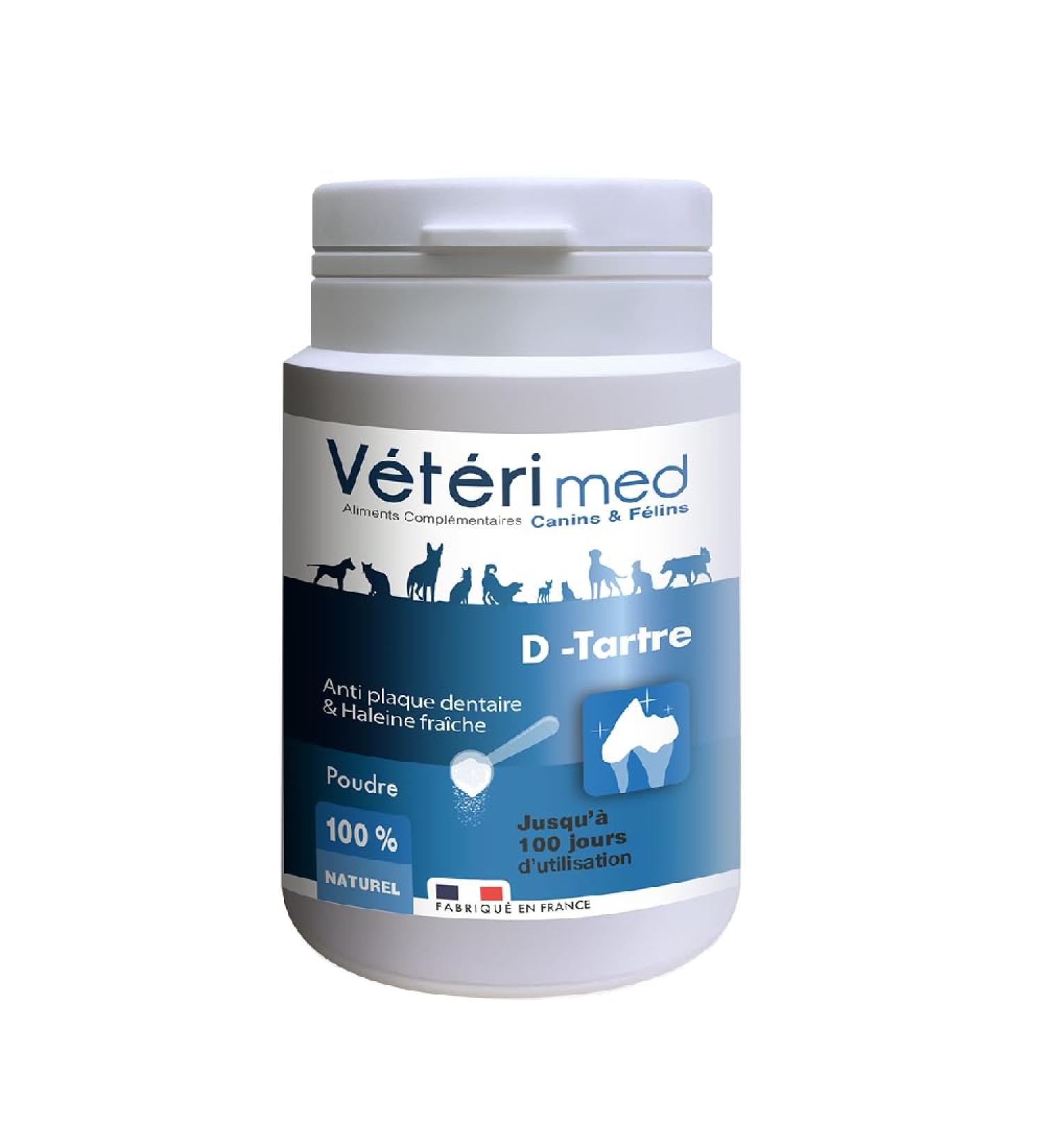 V t rimed D-Tartre natural powder against tartar bad breath dental plaque organic active ingredients Plaque Off up to 100 days 60g - Buy Online on GoSupps.com