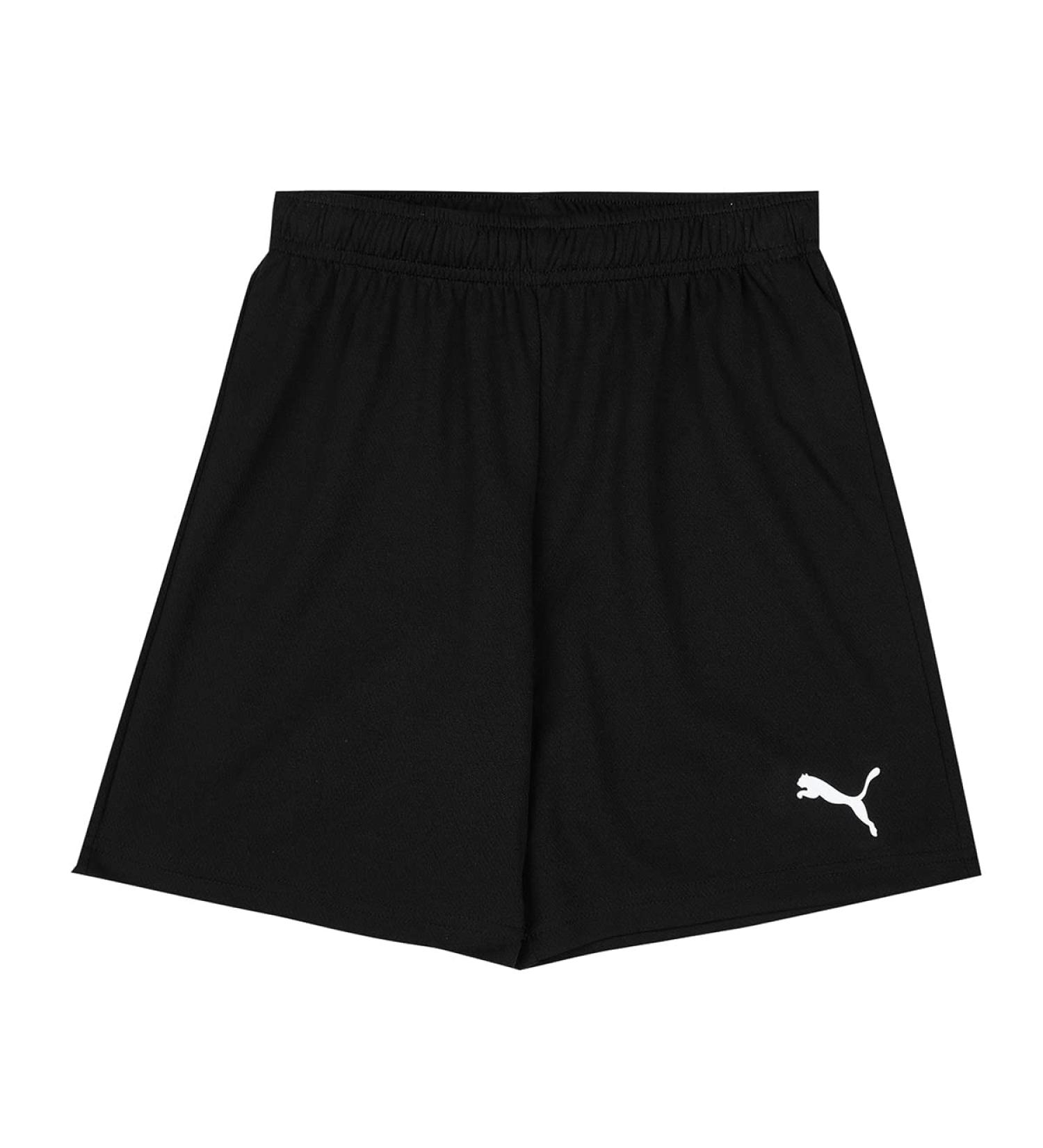 PUMA Unisex Kids Shorts Teamrise Short Jr 140 - Stylish Puma Black & White for Active Children - Buy Online on GoSupps.com
