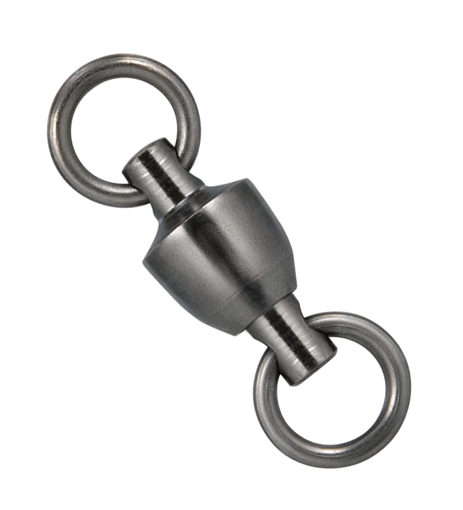 Dr.Fish Ball Bearing Swivels - Saltwater Fishing Tackle - Heavy Duty Black Nickel - 20 Pack #4-200LB - Buy Online on GoSupps.com