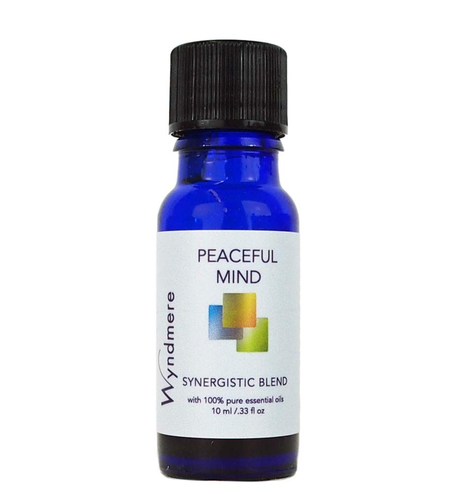 Peaceful Mind Essential Oil Blend - Calming & Emotionally Balancing with 100% Pure Therapeutic Quality for Aromatherapy - Wyndmere Naturals - 10ml