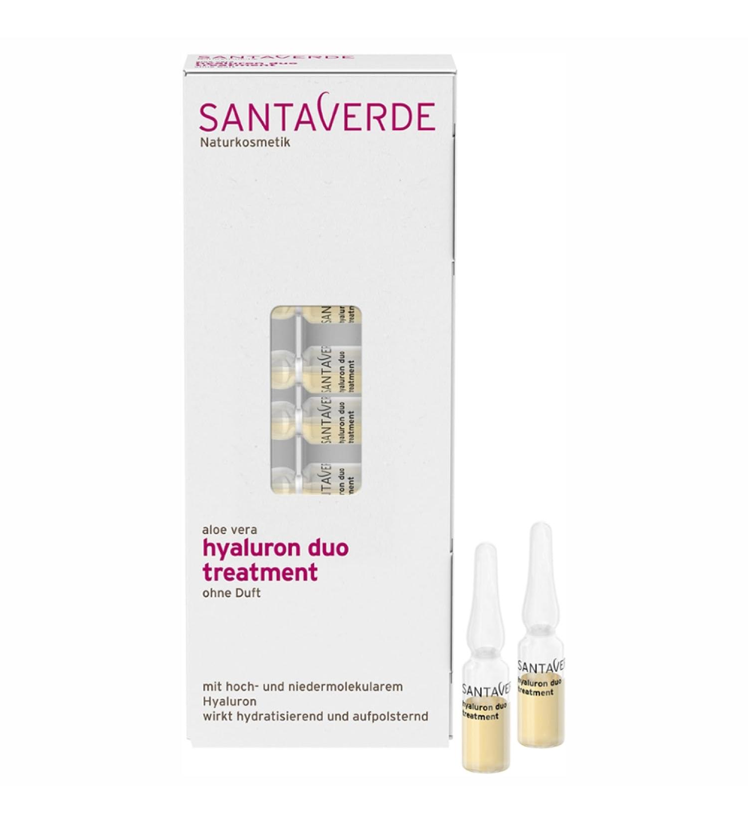 SantaVerde Aloe Vera Hyaluron duo treatment without fragrance 10 ml