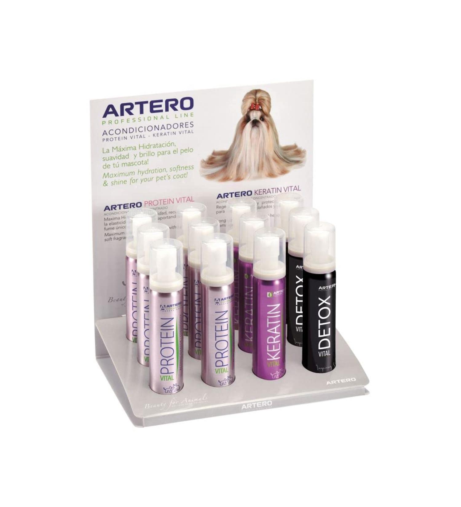 Artero Protein & Keratin Display Stand 12 units