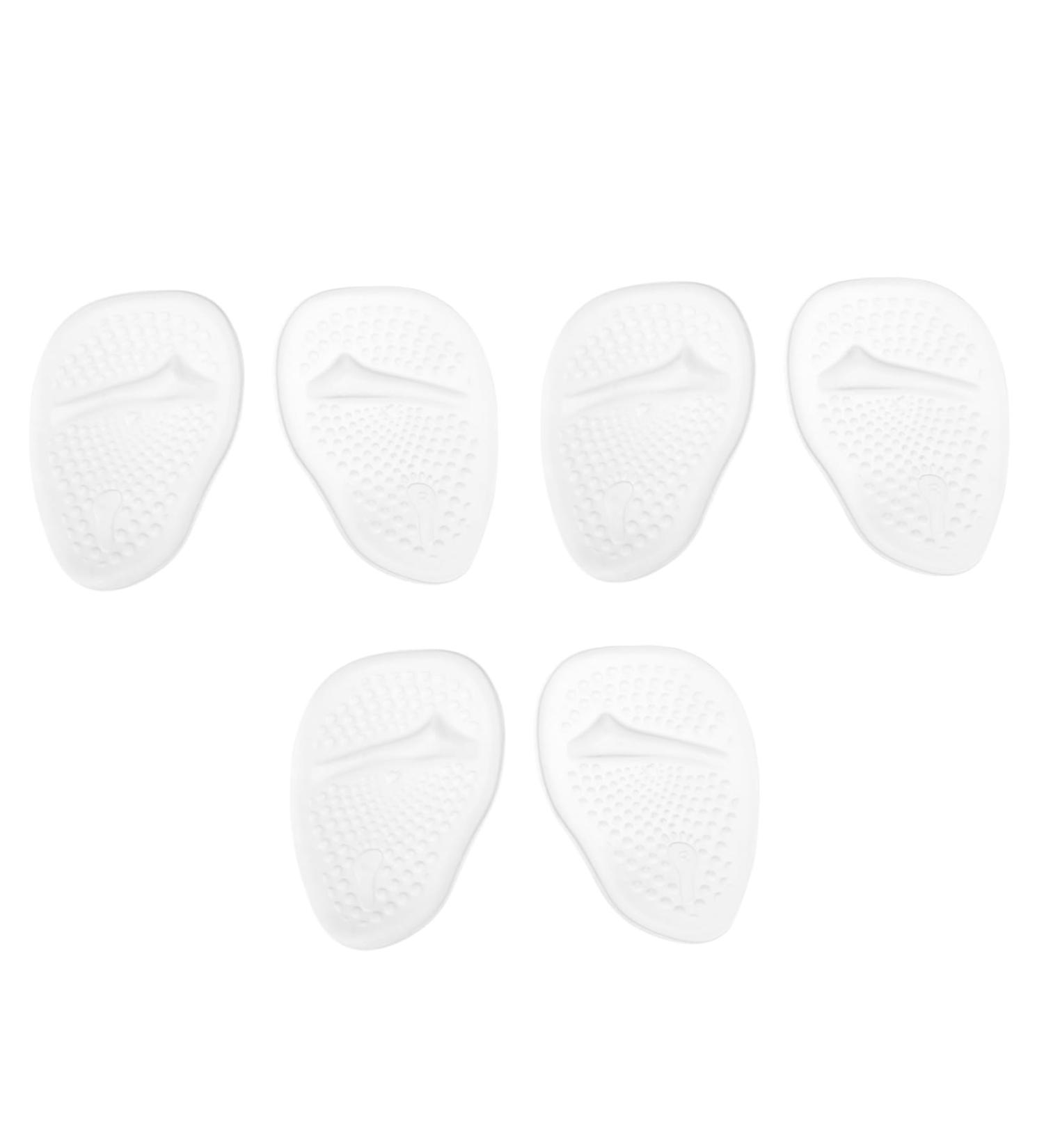 NOLITOY 6 Pairs Silicone Forefoot Pads - Soft Gel Insole Cushion for High Heels & Plantar Support - Transparent PU Leather Arch Pads for Kids & Adults - International Shipping Available - Buy Online on GoSupps.com
