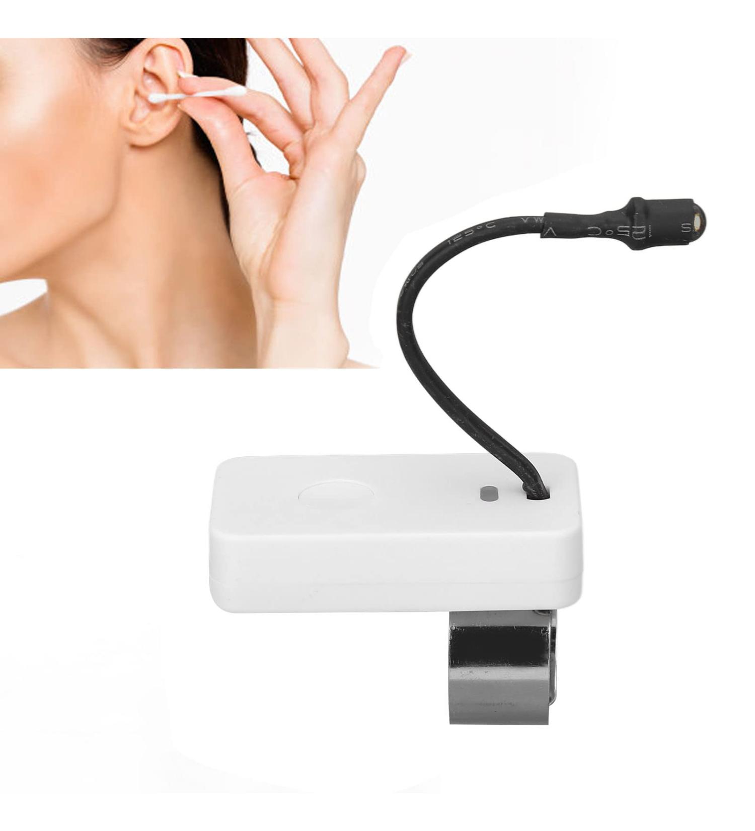 LED Ear Cleaning Lamp | USB Rechargeable Ear Pick Tool | Ear Wax Removal Tool | 3 Speeds | Ear Wax Cleaner - White - Buy Online on GoSupps.com
