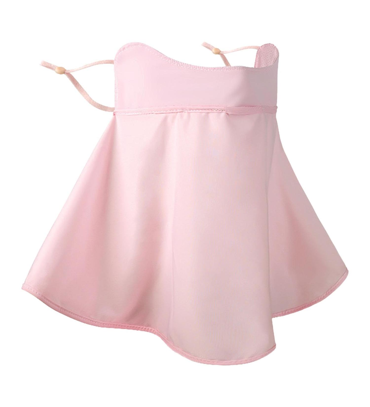 Streysisl UV Sun Face Cover - Lightweight Cooling Protection | Comfortable Pink Necker Cloth with Ear Loops for Ultimate Sun Shielding - Buy Online on GoSupps.com