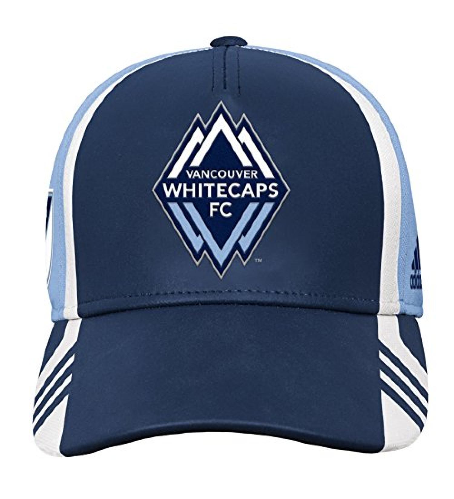 MLS Vancouver Whitecaps Boys' Structured Adjustable Hat - Dark Navy | One Size - Buy Online on GoSupps.com
