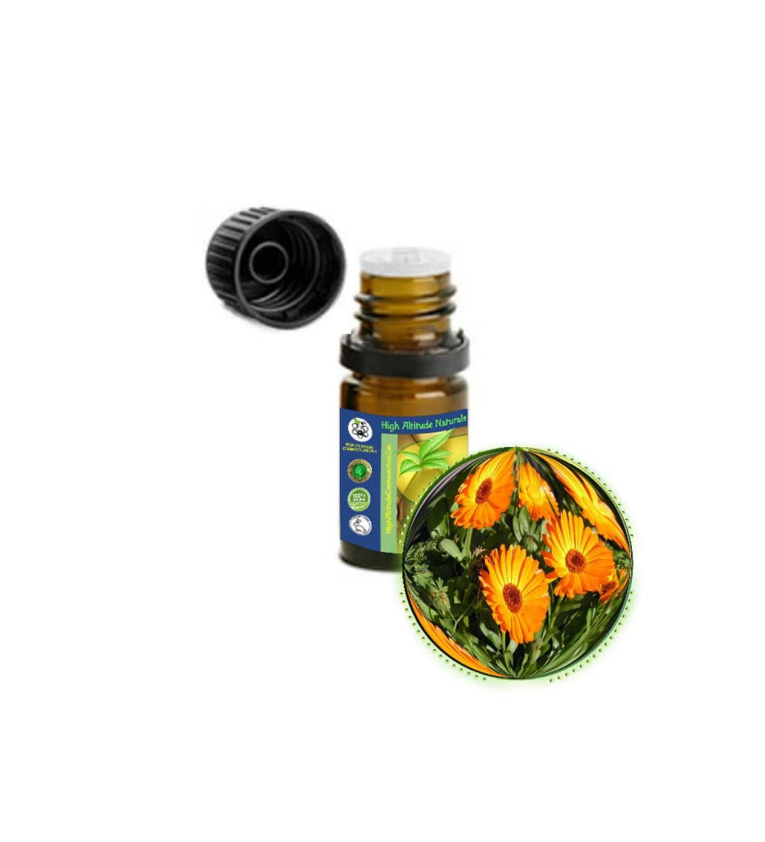 5ml (1/6oz) Calendula Essential Oil (Marigold Calendula Officinalis) - 100% Pure Undiluted Uncut All-Natural