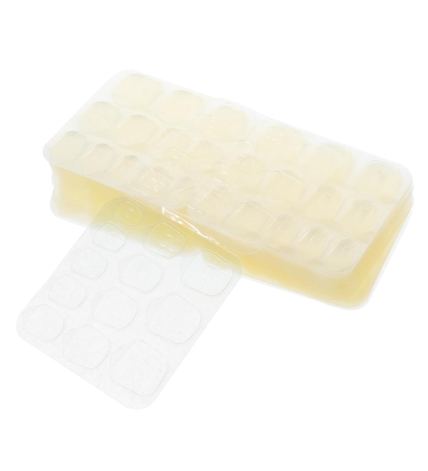 Beatifufu 50 Sheets False Nail Jelly Glue Tab Nail Glue Stickers for Nails Jelly Gel Tips Dongles Jelly Gel False Nails Glue Silica Gel Manicure - Buy Online on GoSupps.com