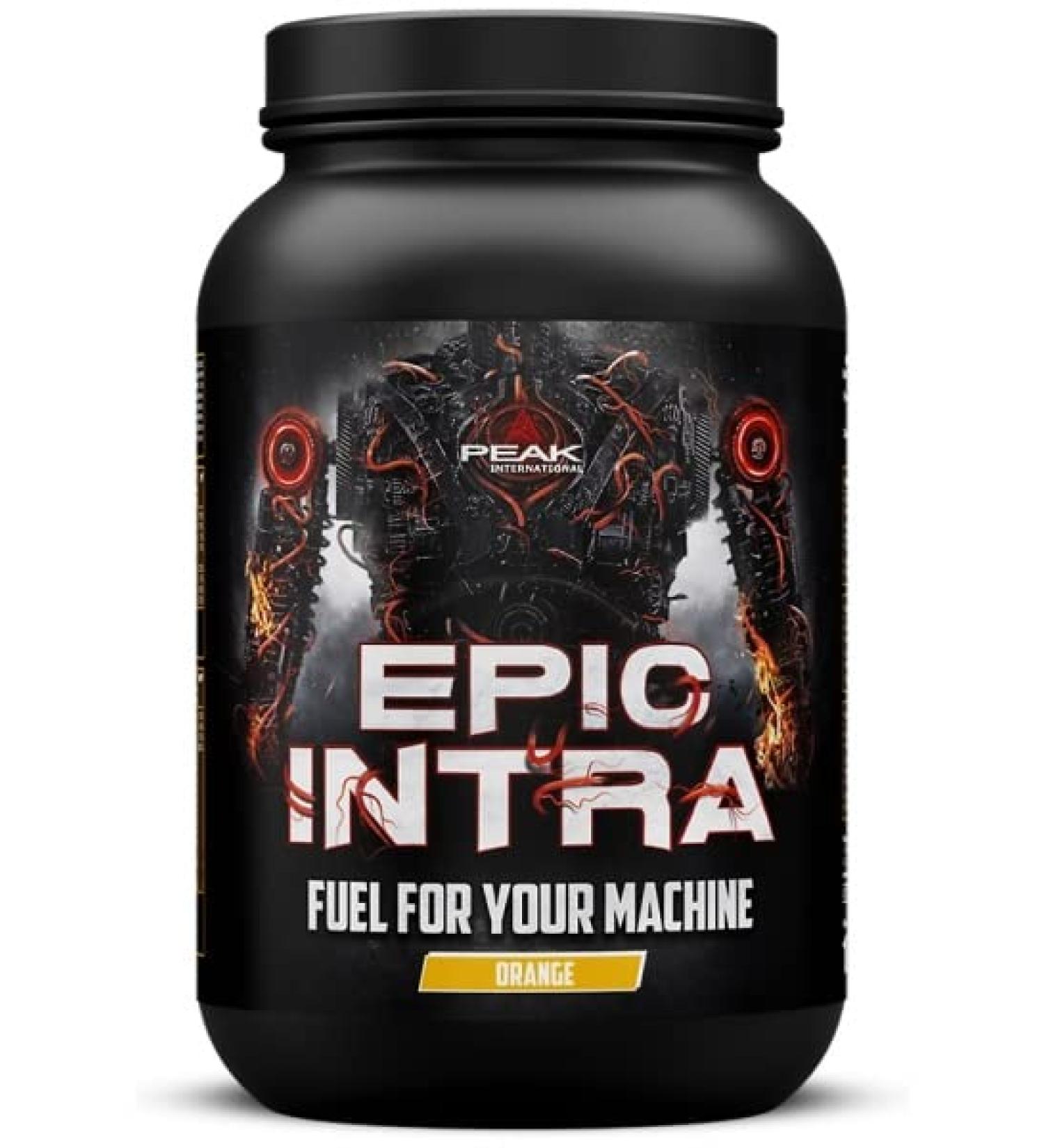 Peak Epic Intra Workout - 1500g Orange | 30 Portions | Carbohydrate Matrix with Cluster Dextrin | Essential Amino Acids & Electrolytes | Vegan Muscle Building with L-Carnitine - Buy Online on GoSupps.com