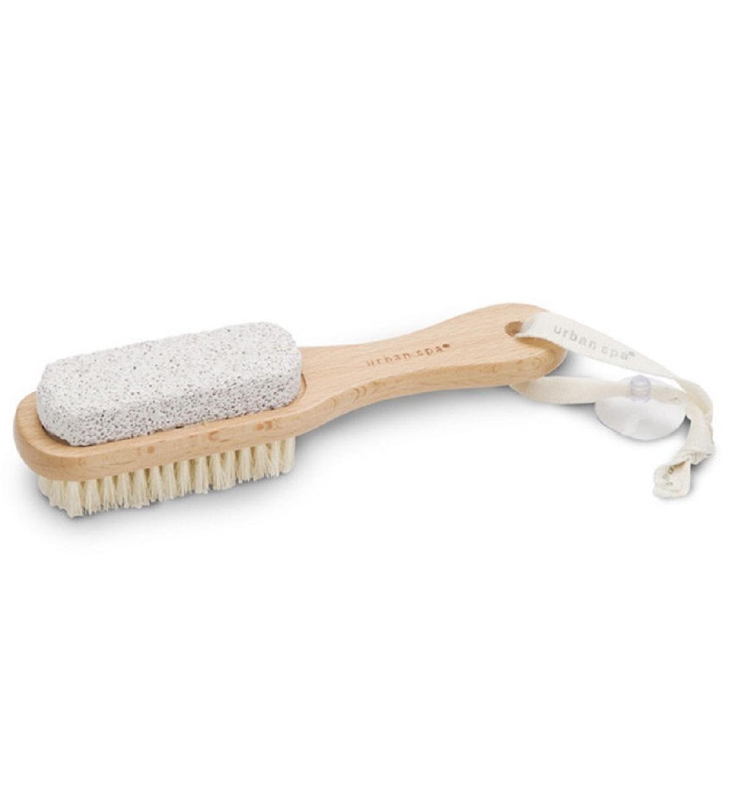 Urban Spa Pumice Stone and Nail Brush - Gentle Exfoliation and Nail Care - Buy Online on GoSupps.com