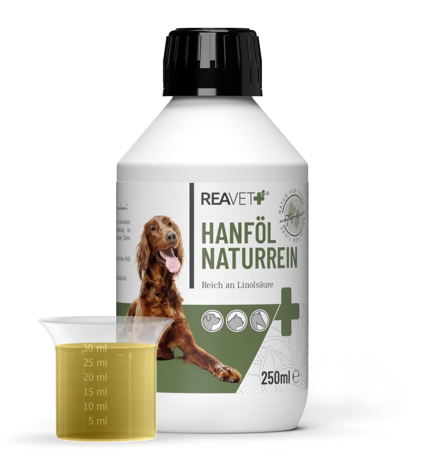 Premium Cold-Pressed Hemp Oil for Dogs & Cats - 250ml | Natural & Additive-Free Pet Nutrition - Buy Online on GoSupps.com