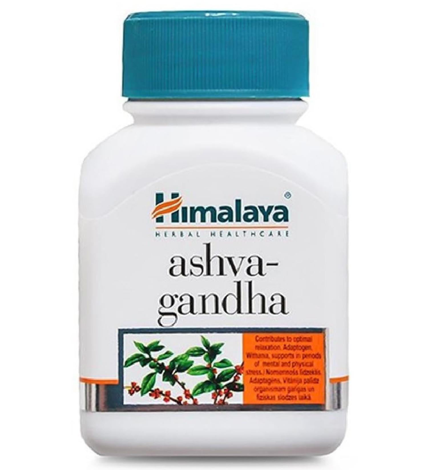 Himalaya - ASHVAGANDHA PURE HERBS | Ashwagandha Capsules | Natural Support for Stress & Energy Management - 60 Capsules - Buy Online on GoSupps.com