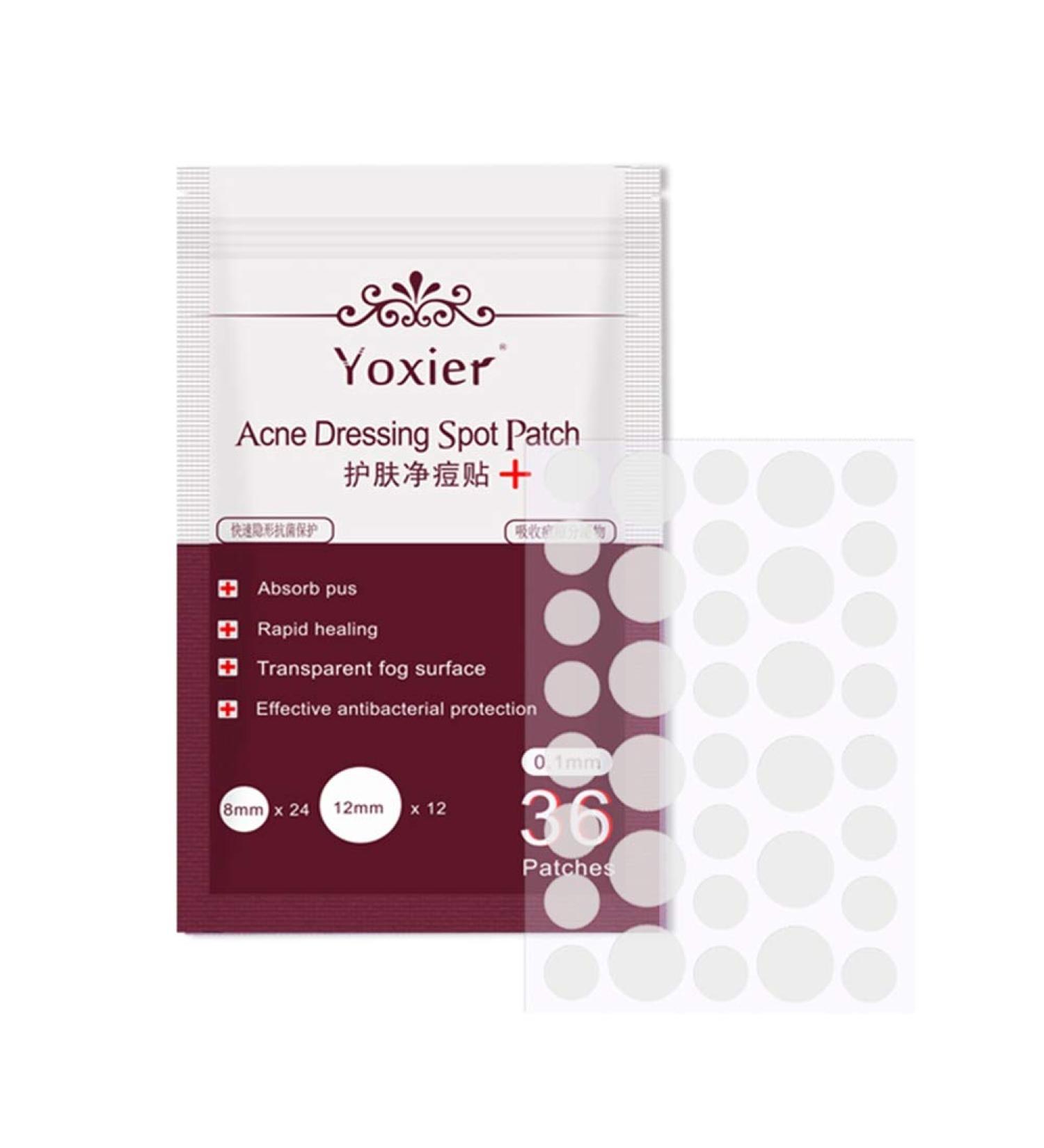 Acne Dressing Spot Patch Acne Paste Transparent Pimple Patch Breathable Painless Acne Treatment Gel Patch Skin Care Absorb Pus Rapid Healing Effective Antibacterial Protection 36 Patches - Buy Online on GoSupps.com