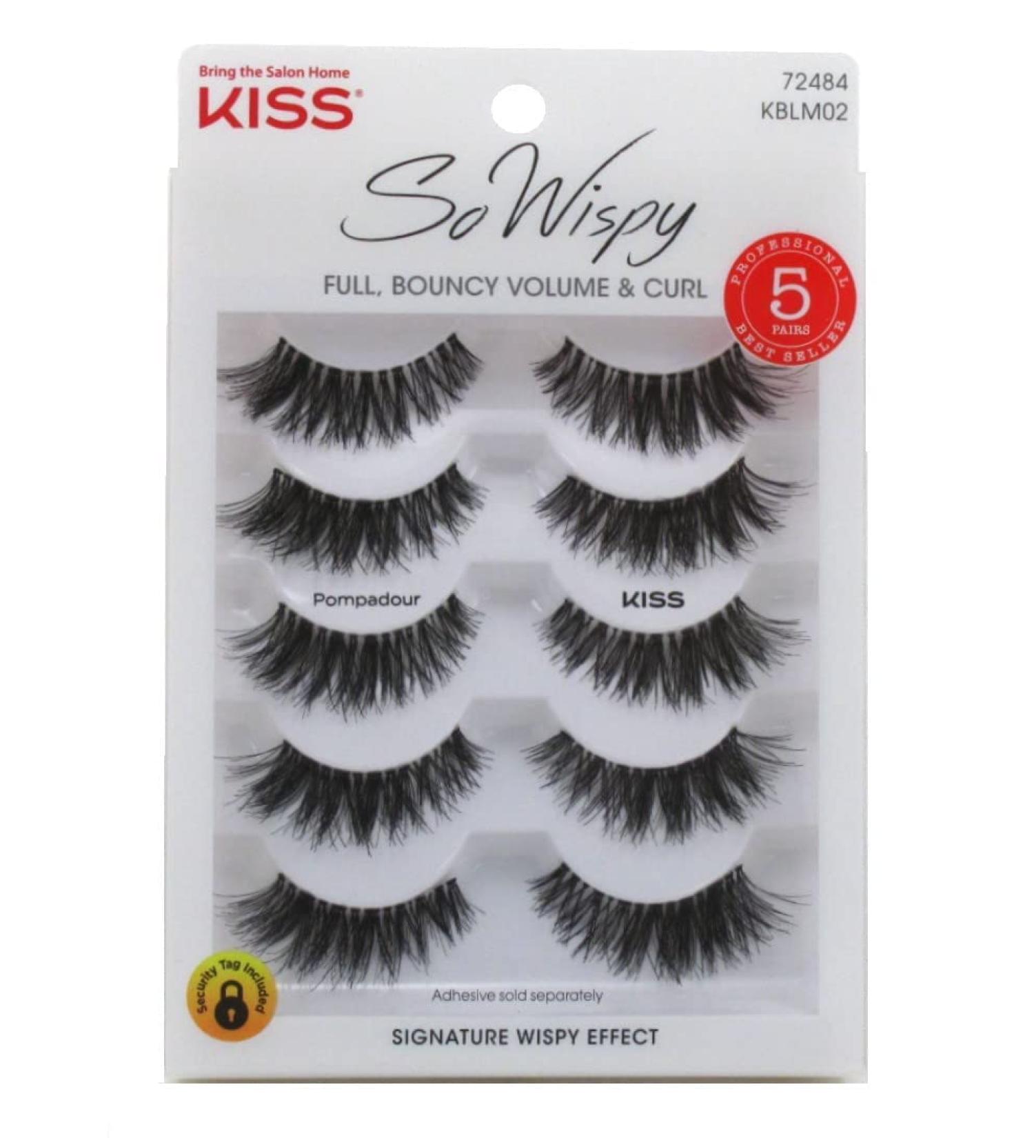 Kiss So Wispy Pompadour Lashes 5 Pairs - Pack of 2 | Shop Now - Buy Online on GoSupps.com
