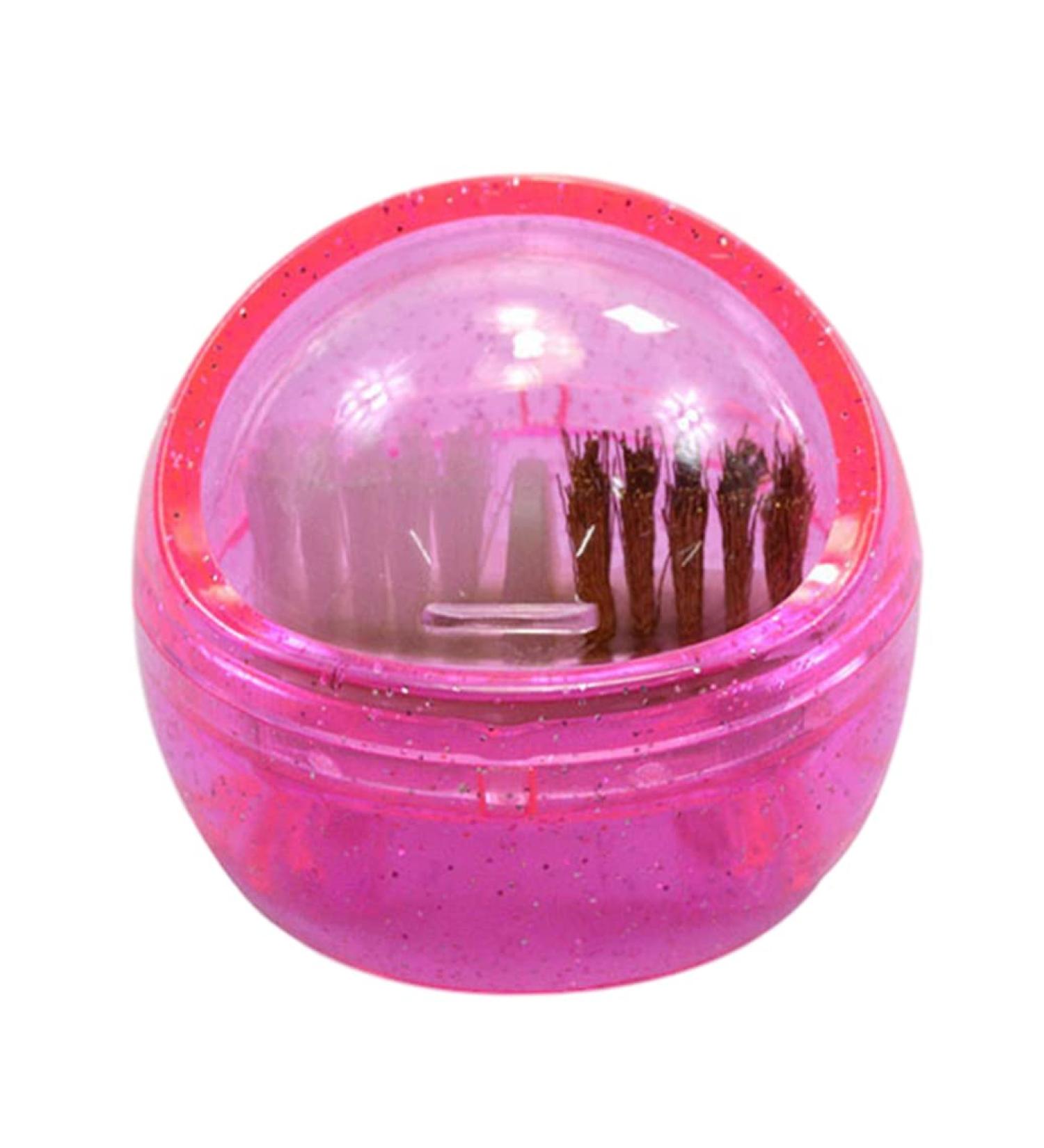Nail Cleaning Brush Box Mini Nail Drill Bit Cleaning Box Portable Polishing Nail Art Tool - Buy Online on GoSupps.com