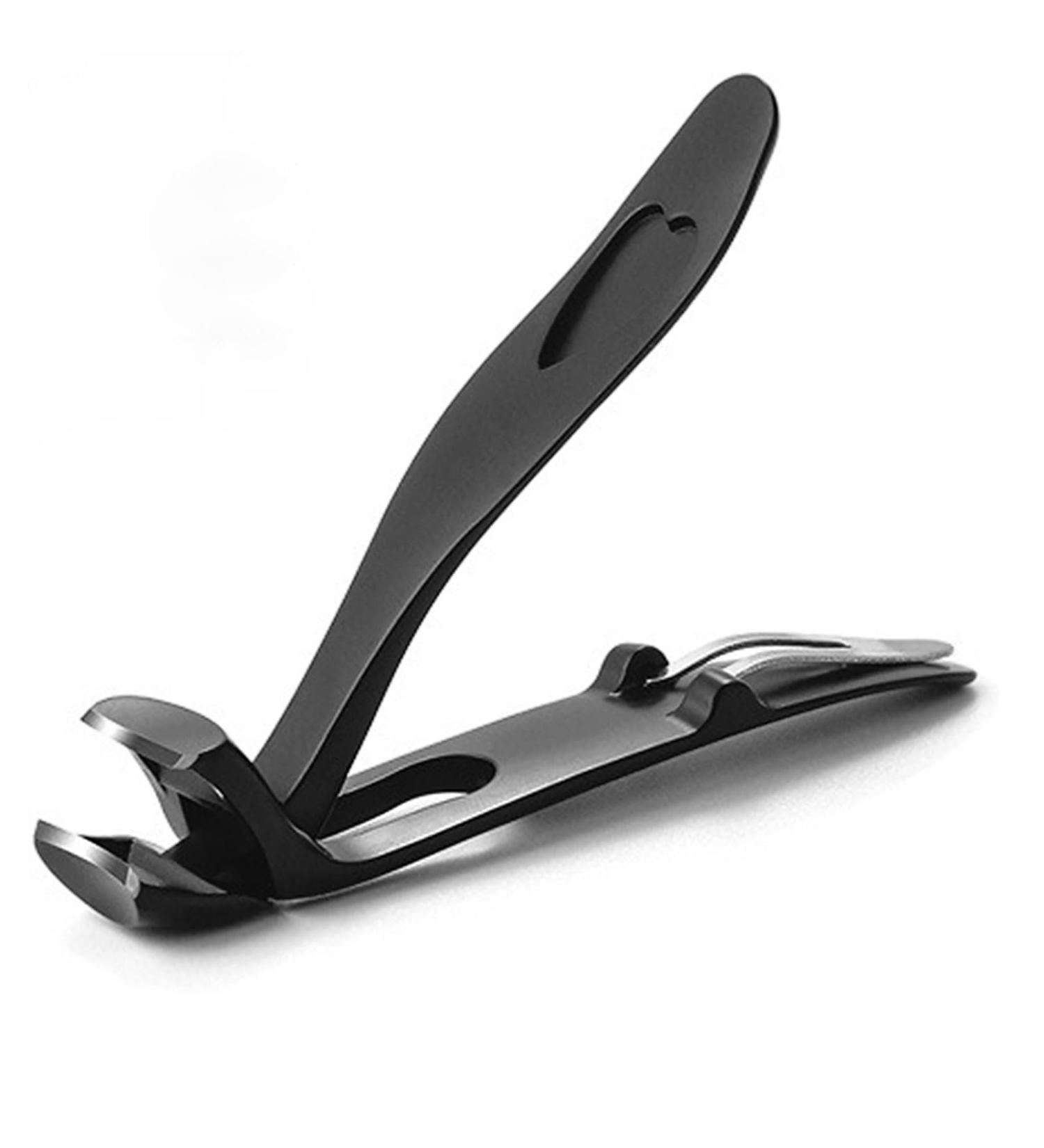 UILYNIU Nail Clippers Angled Head Nail Clippers for Thick Nails Toe Nail Clippers Large Wide Jaw Nail Clipper Ergonomic Toenail Clipper Long Handled Toenail Clipper for Men and Women (Black) - Buy Online on GoSupps.com