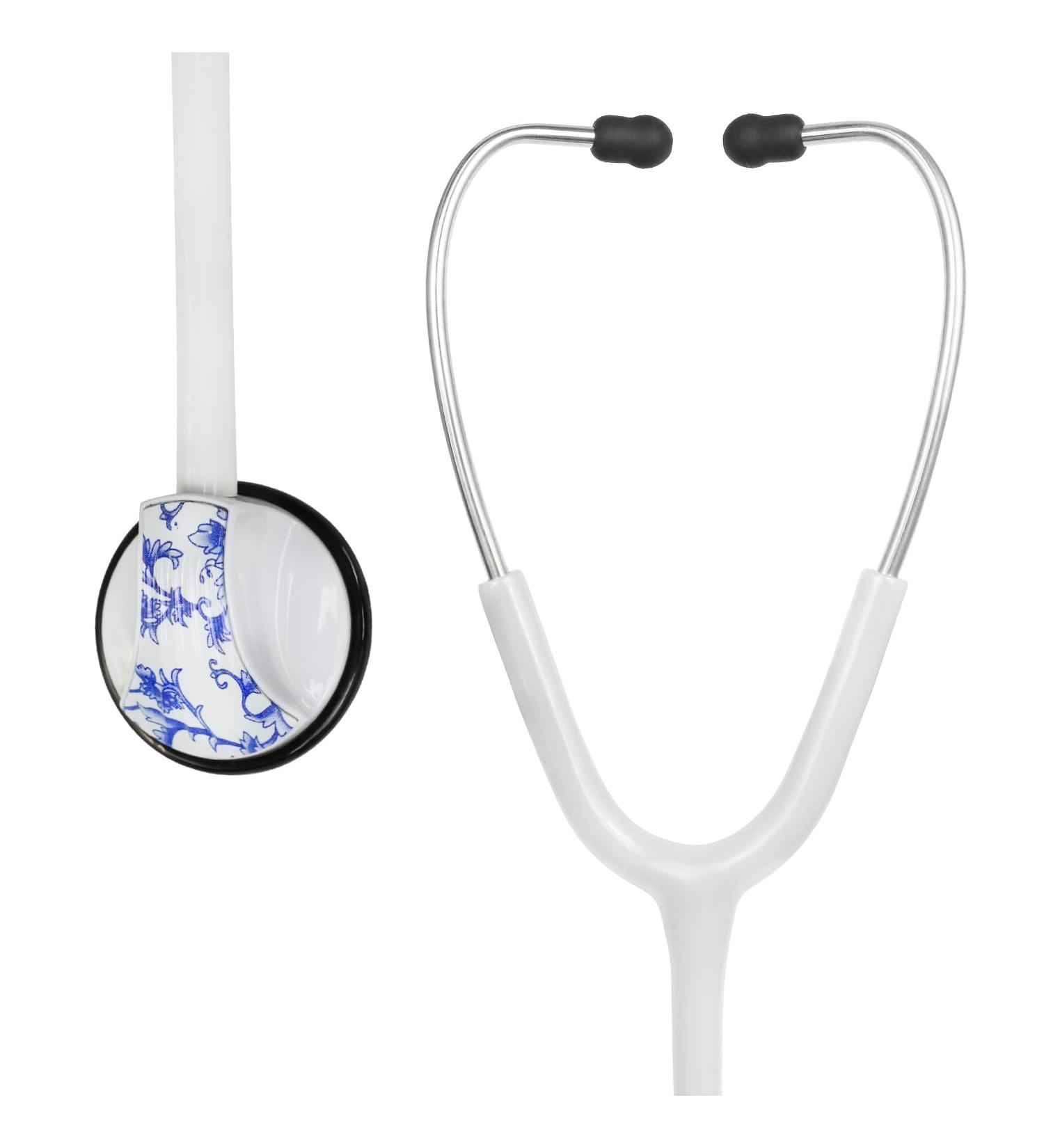 SCIAN Stethoscope - Single Head Cardiology Stethoscopes for Nurses Doctors and Nursing School Students Ideal for Blood Pressure Monitoring Home Diagnostics Medical Supplies White - Buy Online on GoSupps.com