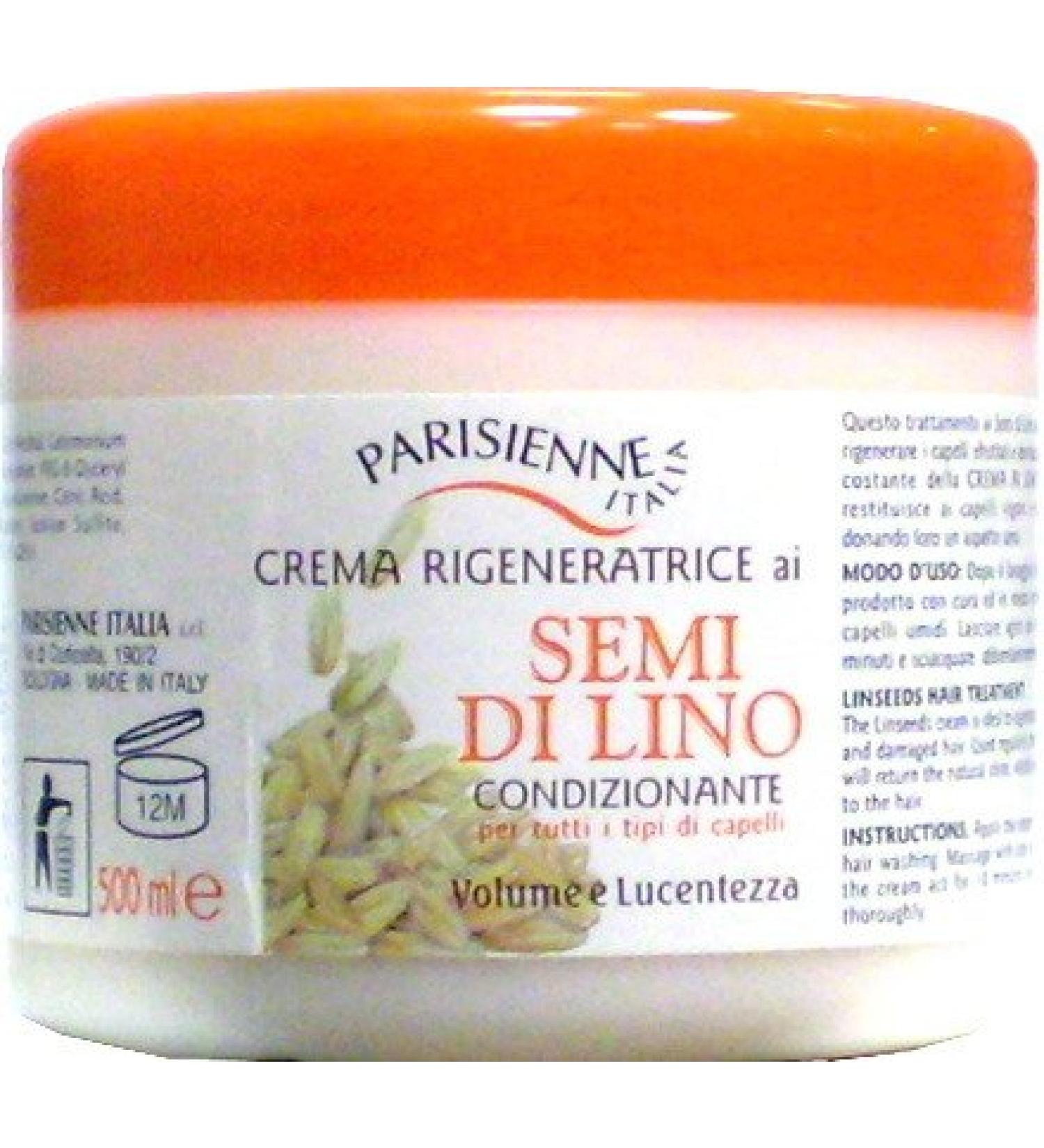 Parisienne Italia: Semi Di Lino Linseeds Hair Treatment * 500ml * 16.9fl.oz * Italian Import by Parisienne Italia