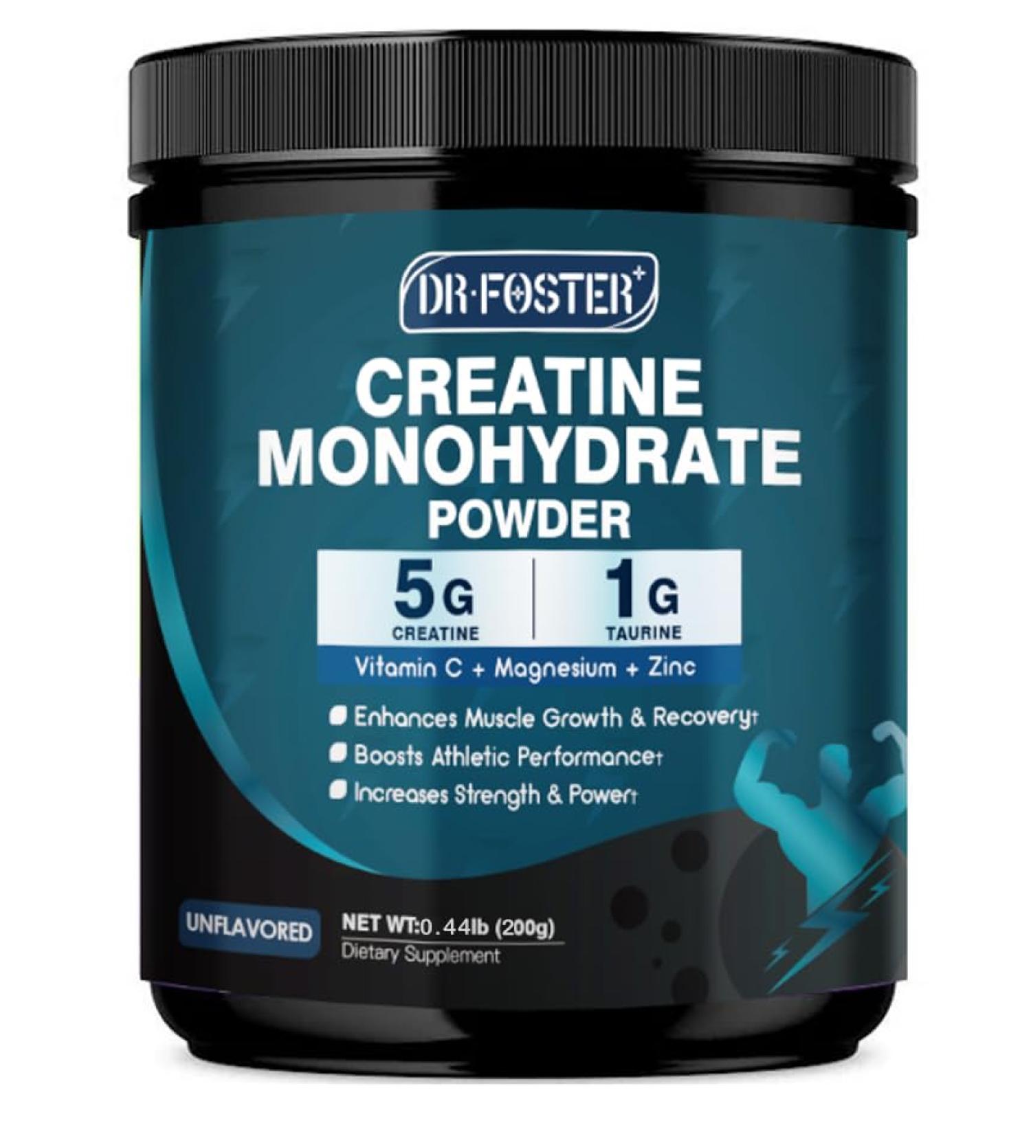 Micronized Creatine Monohydrate for Women-Men Creatine Powder with Taurine Creatine Zinc & Magnesium to Support Muscle Growth & Workout Recovery Unflavored 6.5g per Servings 30 Servings. - Buy Online on GoSupps.com
