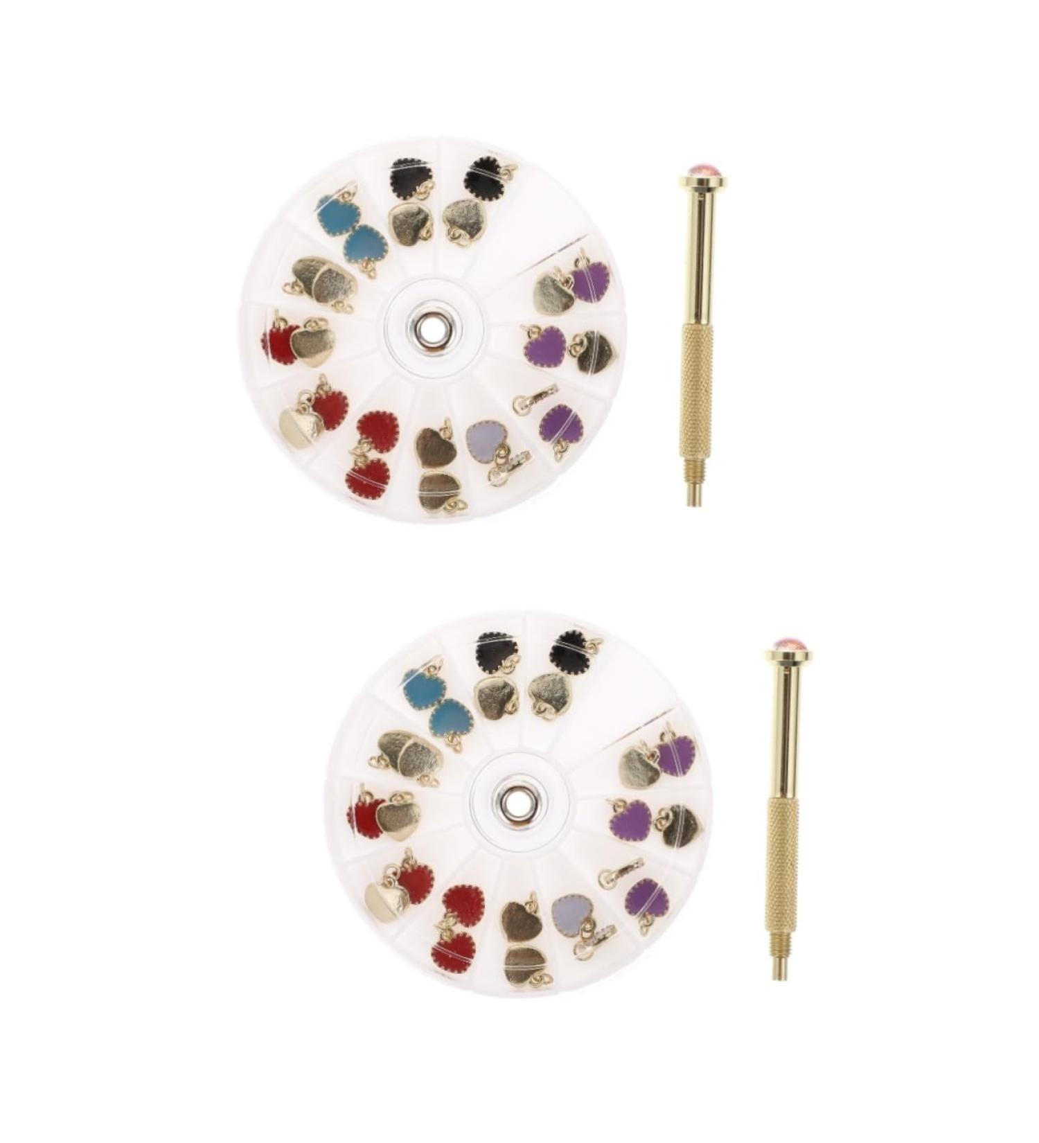 Healeved 2 Sets Nail Pendant Nail Art Jewelry Dangle Nail Dangle Decor Resin Tools Crystal Nail Sticker Nail Piercing Tool Nail Jewelry False Nails Diamond Applique Nail Tool Alloy Tool Kit - Buy Online on GoSupps.com