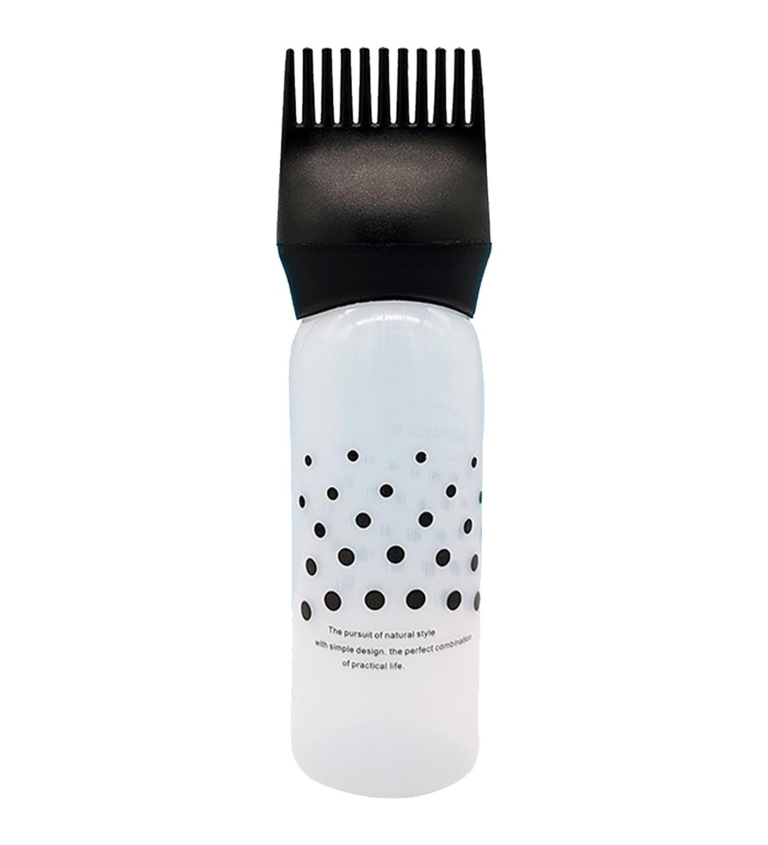 Uhngw Hair Oil Applicator Bottle Scalp Oil Applicator Bottle Applicator Brush For Hair Oiling Hair Oiling Applicator Bottle Hair Dye Brush Bottle For Hair Dyeing Black - Buy Online on GoSupps.com
