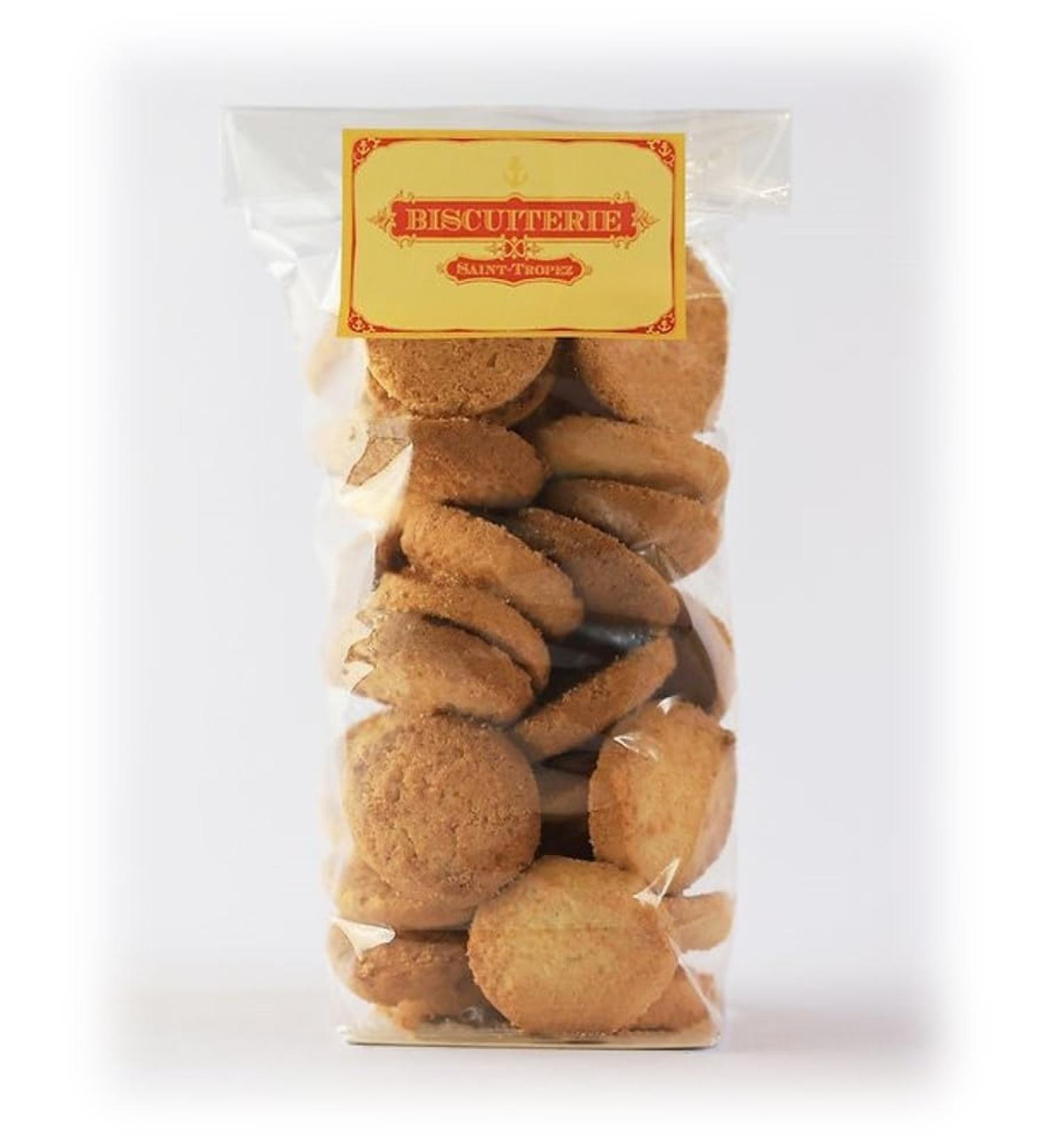 Artisanal Biscuit/Small Sablé from Pampelonne/Saint-Tropez Biscuits/Coconut Pack of 4 bags of 125g