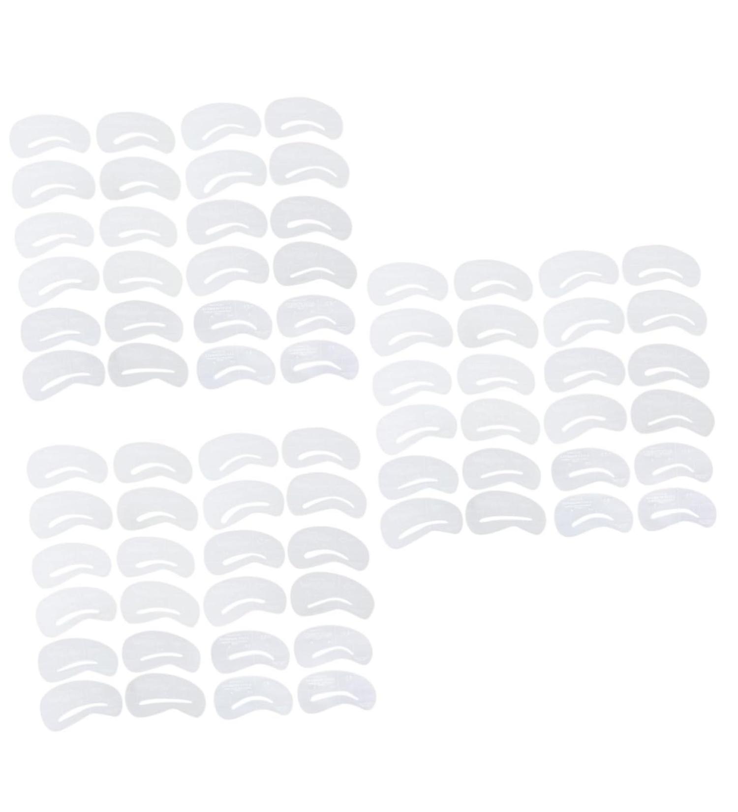 Angoily 72 Pcs 6 Sets Reusable Stencils Eyebrowhack Eyebrow Template Stencils Auxiliary Eyebrow Trimming mediumx3pcs As Shownx3pcs - Buy Online on GoSupps.com