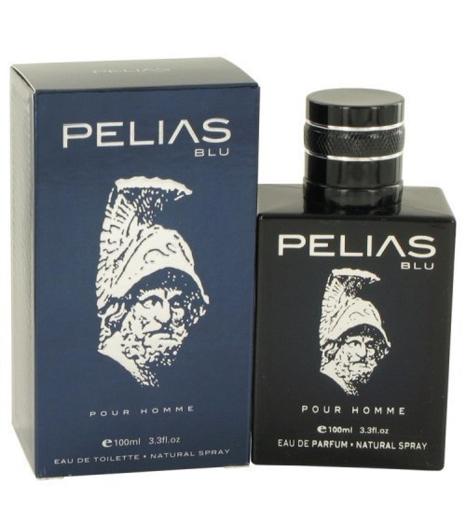 Pelias Blu Cologne for Men Eau De Parfum Spray 3.4 Oz