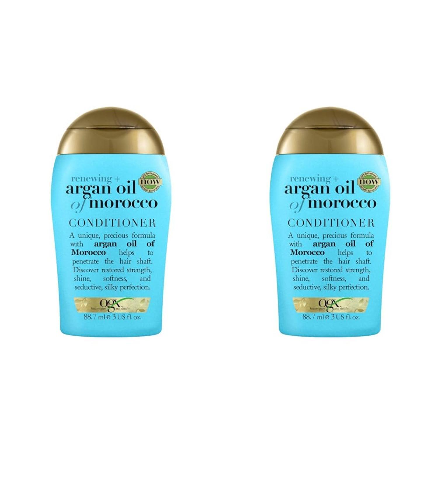 OGX Renewing Argan Oil of Morocco Conditioner 88ml - Sulfate-Free Hair Care 2 Pack - Regenerating & Nourishing Formula - Buy Online on GoSupps.com