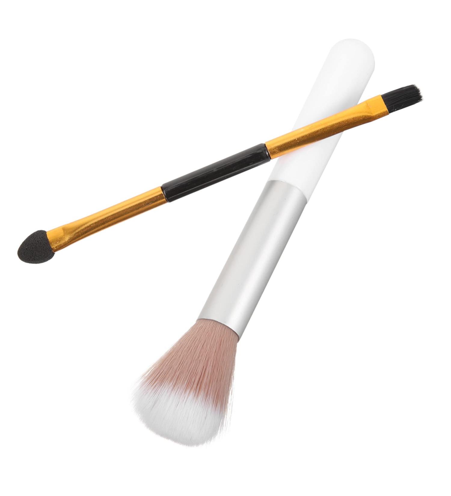 FOYTOKI 2pcs Makeup Brush Cream Concealer Brush Women Eye Shadow Brush Highlighter Brush Brow Brush Plastic - Buy Online on GoSupps.com