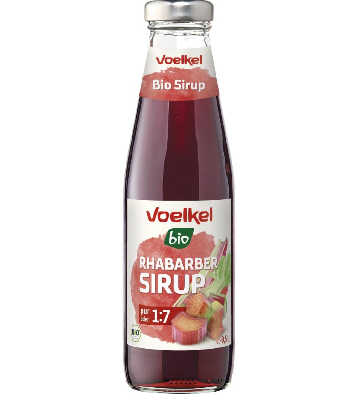 Voelkel Voelkel Organic Rhubarb Syrup (1 x 500 ml)