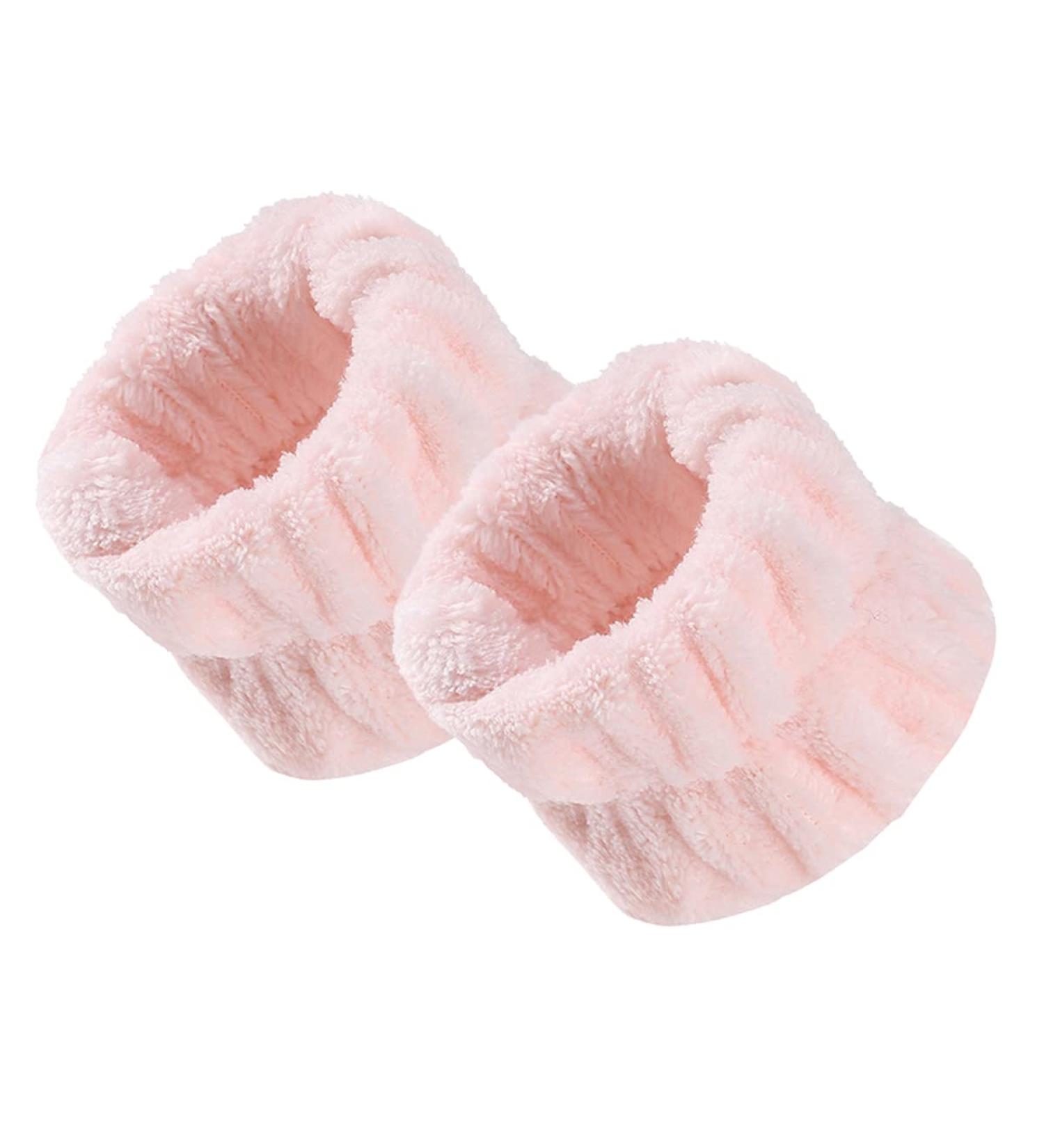 scicent Face Wash Wristbands Wrist Spa Washband Microfiber Wrist Wash Towel Band for Washing Face Elastic Absorbent Wristbands for Women Girls Pink-A - Buy Online on GoSupps.com