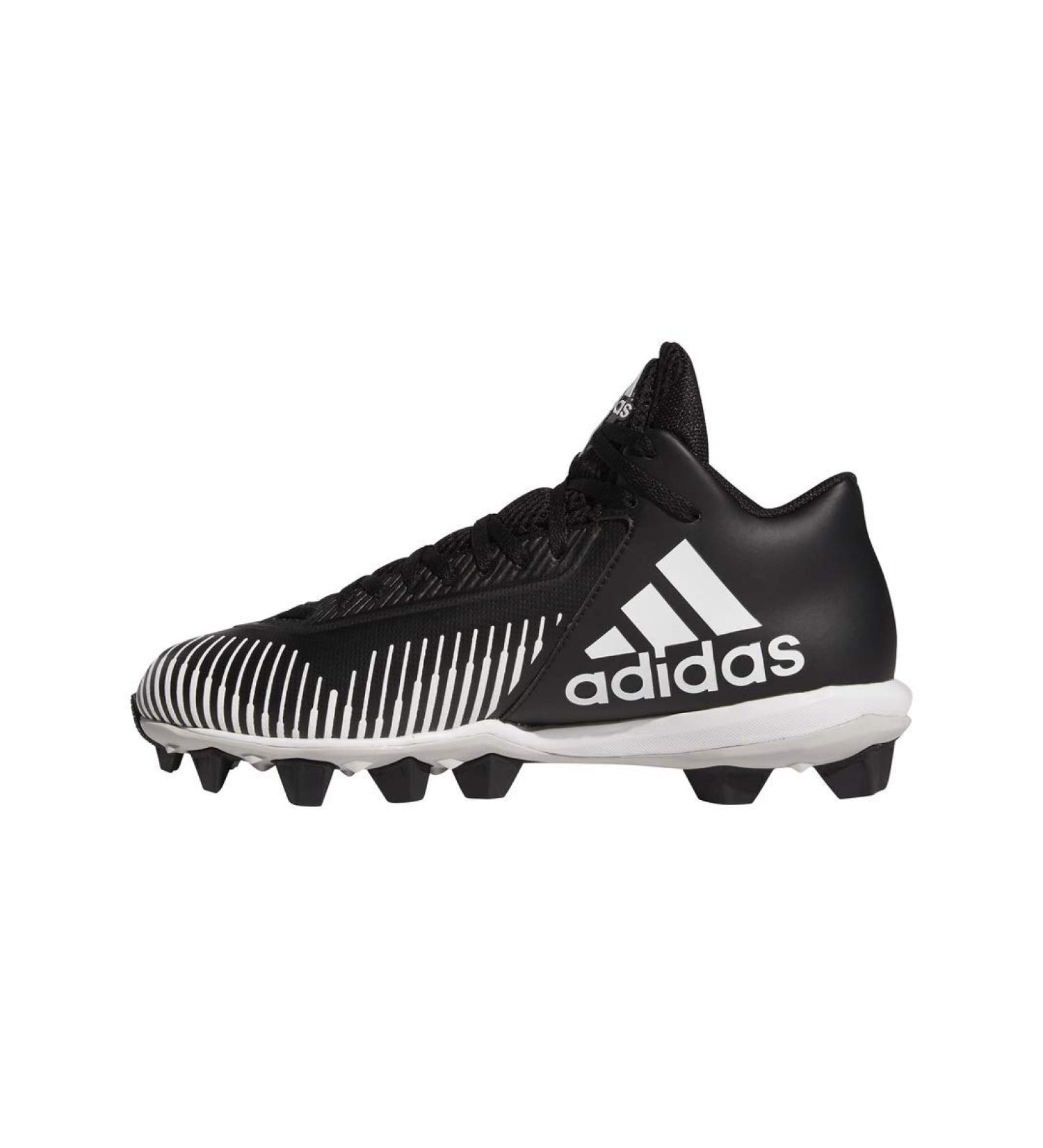 adidas Men's FBG61 Football Shoe 8.5 - Black/White/Grey | Lightweight & Stylish - Buy Online on GoSupps.com
