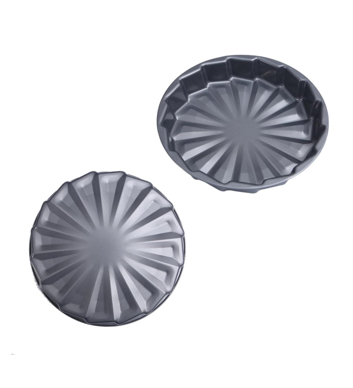 Zerodeko 1pc Carbon Steel Baking Pan Cake Mold Metal Id Tags Cake Baking Pan Flat Black Cake Pan Carbon Steel Cake Pan Household Baking Pan Bakeware Pan Nonstick Baking Mold Round Windmill - Buy Online on GoSupps.com
