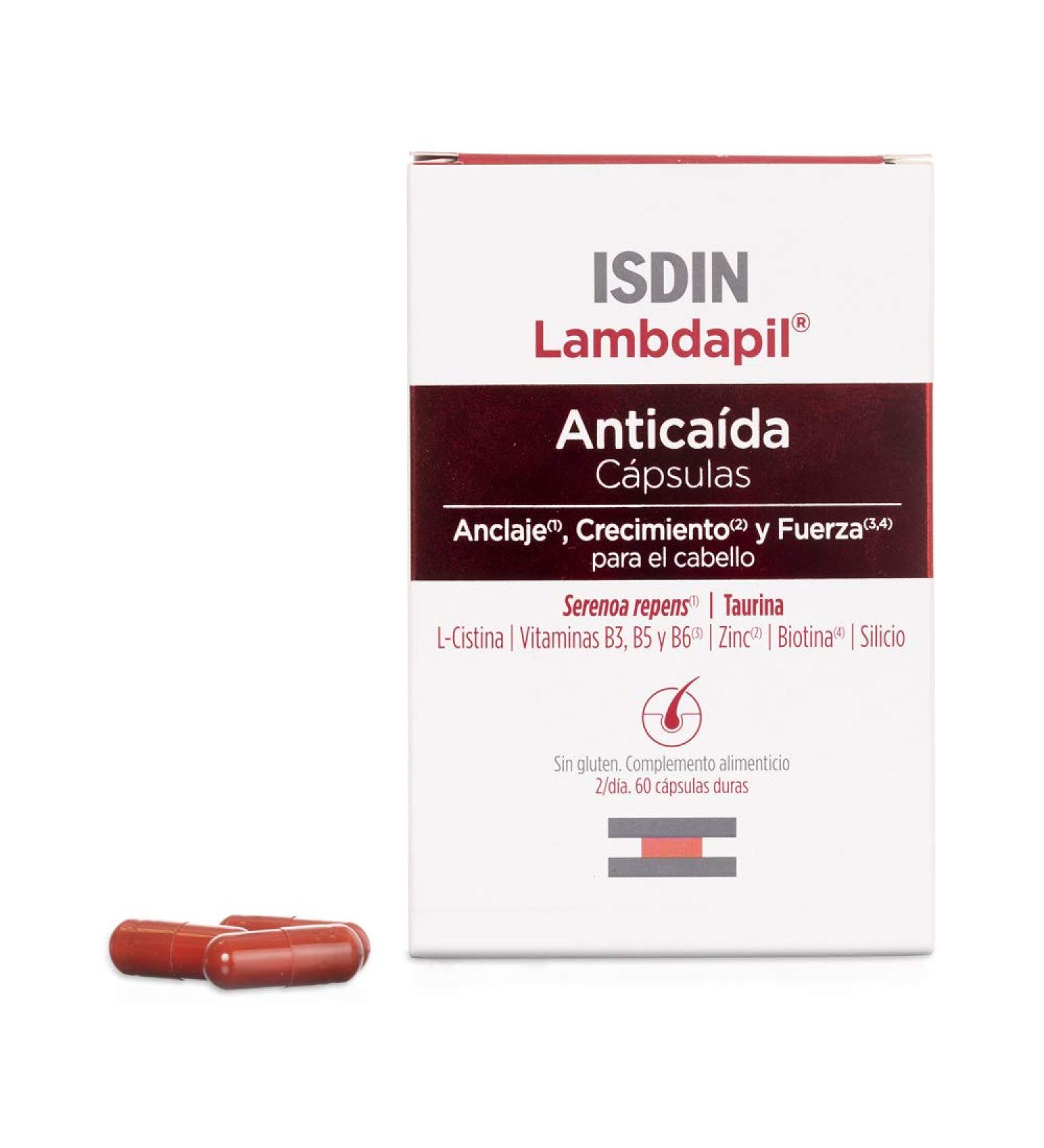 ISDIN Lambdapil Anti Hair Loss 60 Capsules - Buy Online on GoSupps.com