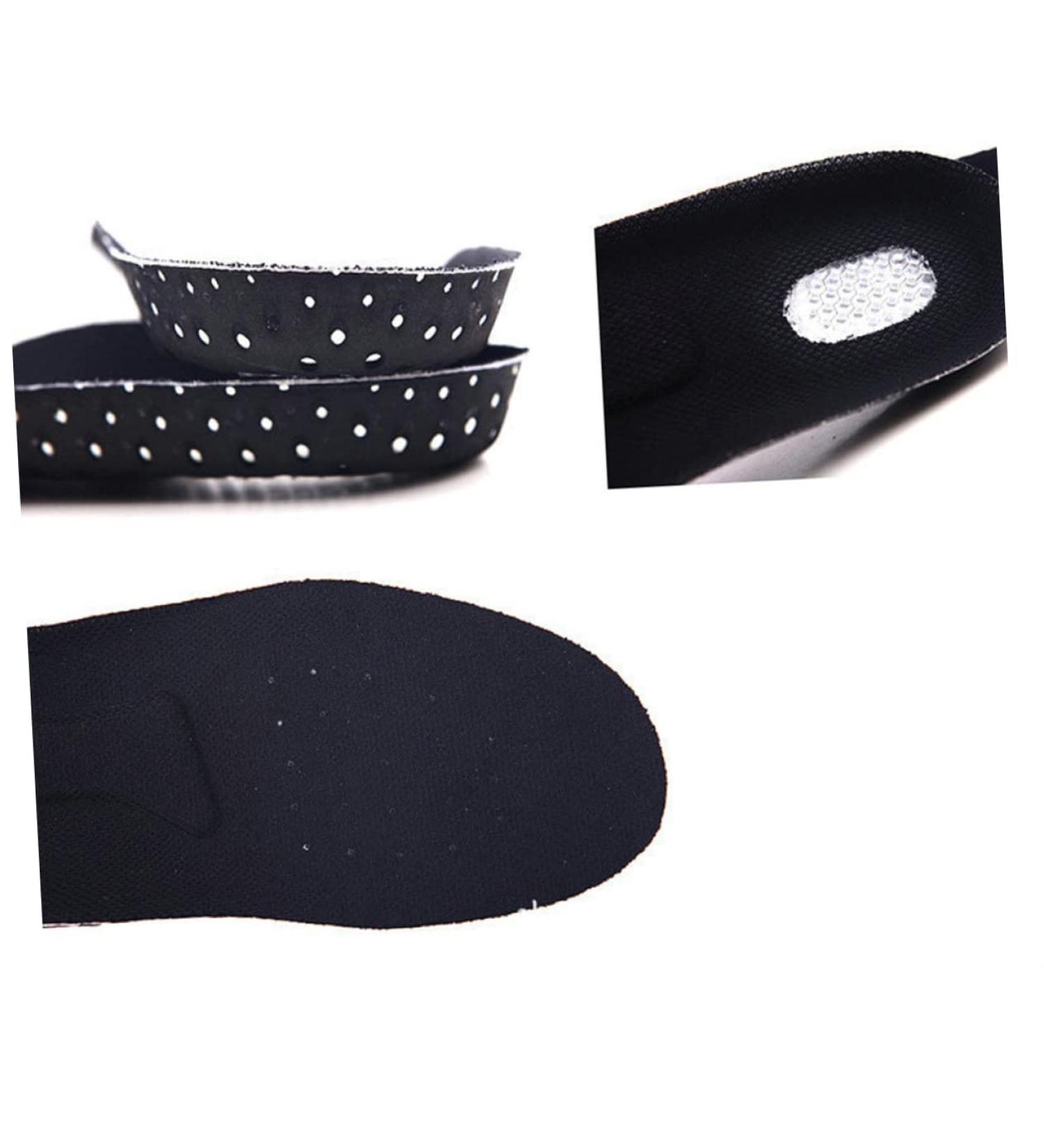 Homoyoyo 2 Pairs Silicone Gel Men Insoles for Shoes - Absorb Sweat & Increase Comfort - Ideal for Outdoor Shoes - Buy Online on GoSupps.com