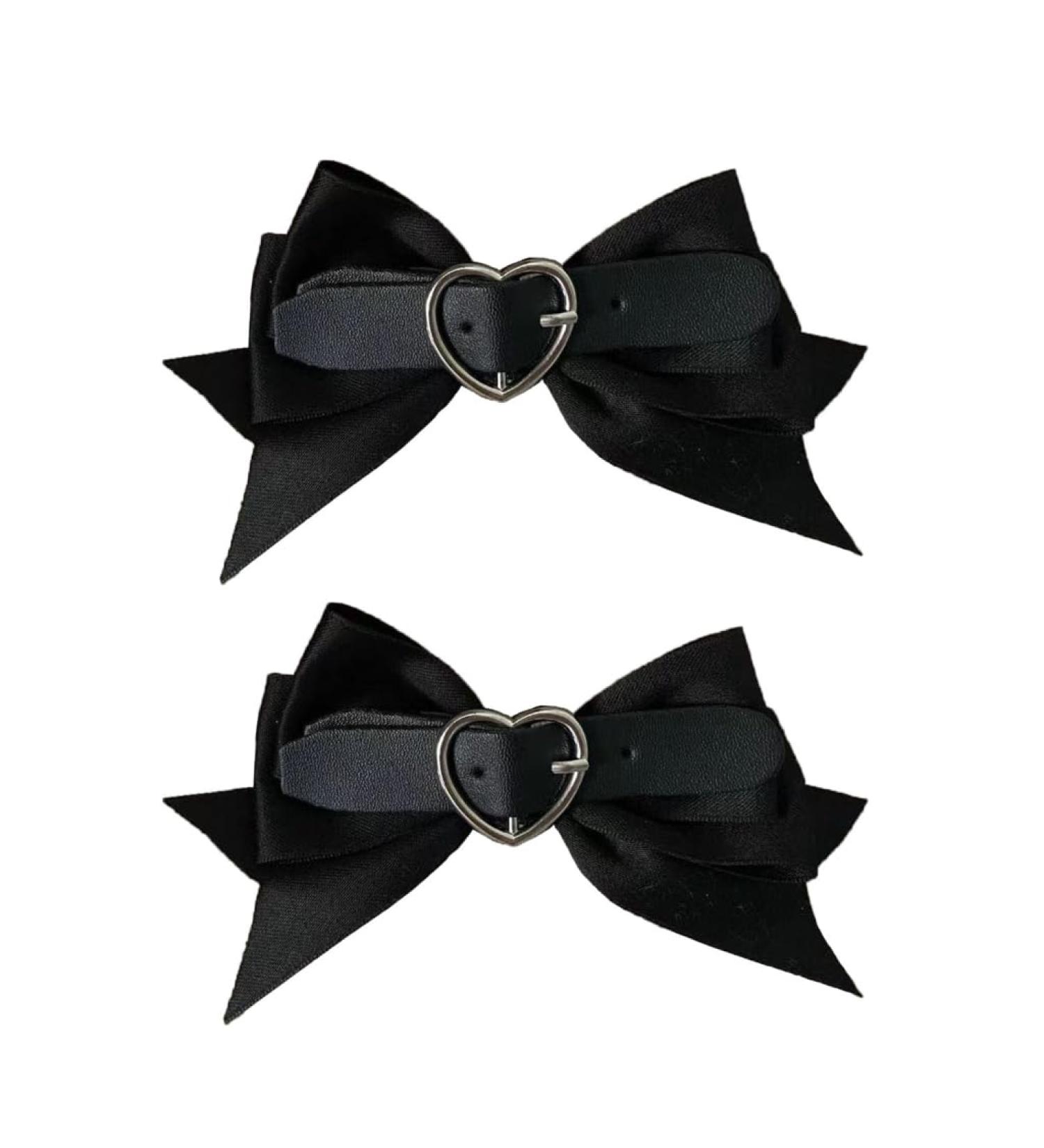 hgnxa Bows Hair Clip w tie Punk Hair ws Barrettes ws hairpin wknot Side Clip Hair Clip pu Buckle Top Clip - Buy Online on GoSupps.com