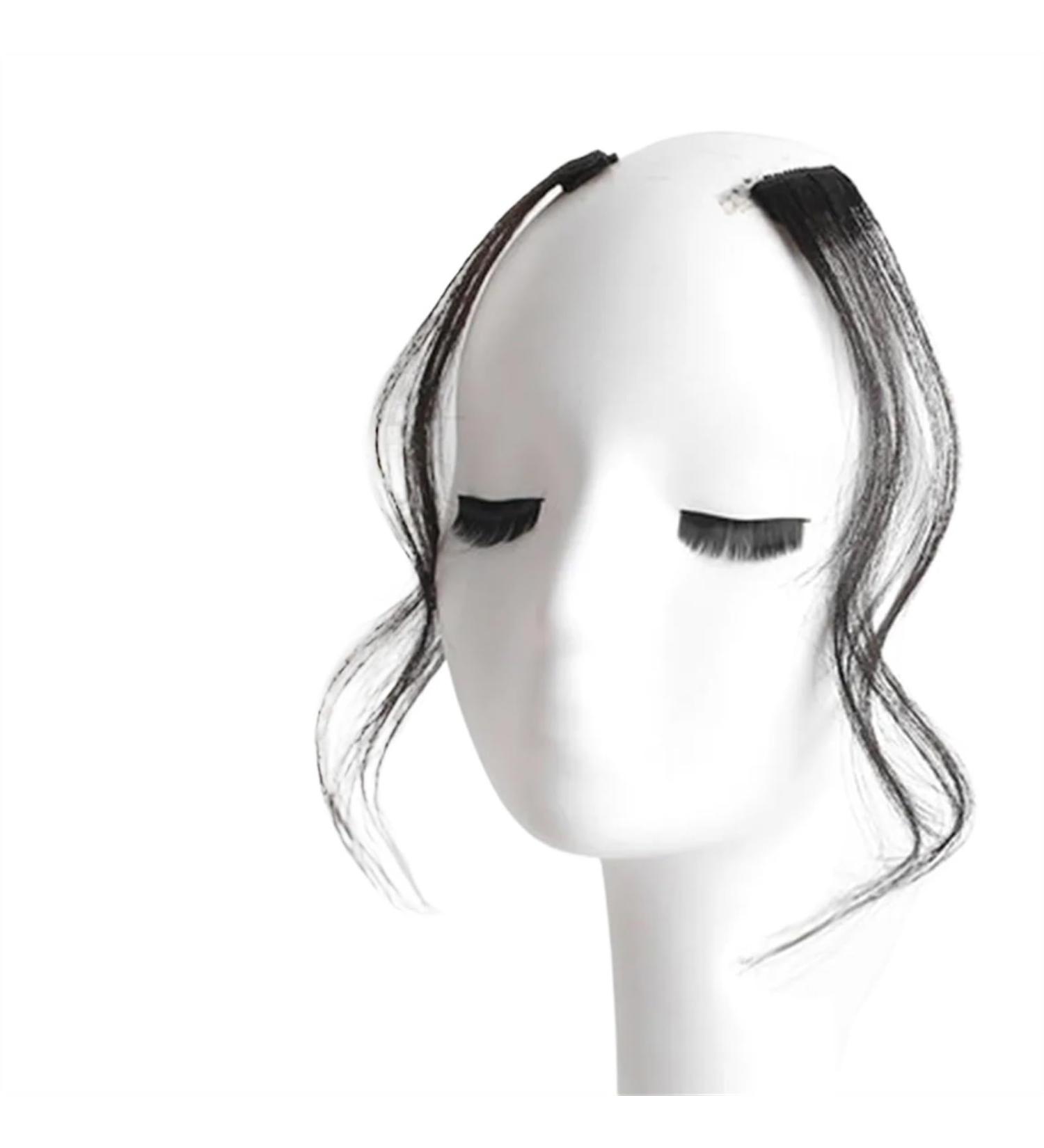 Bangs 2 PCS Set Long Side Air Bangs Wavy Curly Clip in Bangs Hair Pieces for Women Front Side Bangs for Daily Use for Women Curved Bangs for Daily Wear (Color : #31) - Buy Online on GoSupps.com