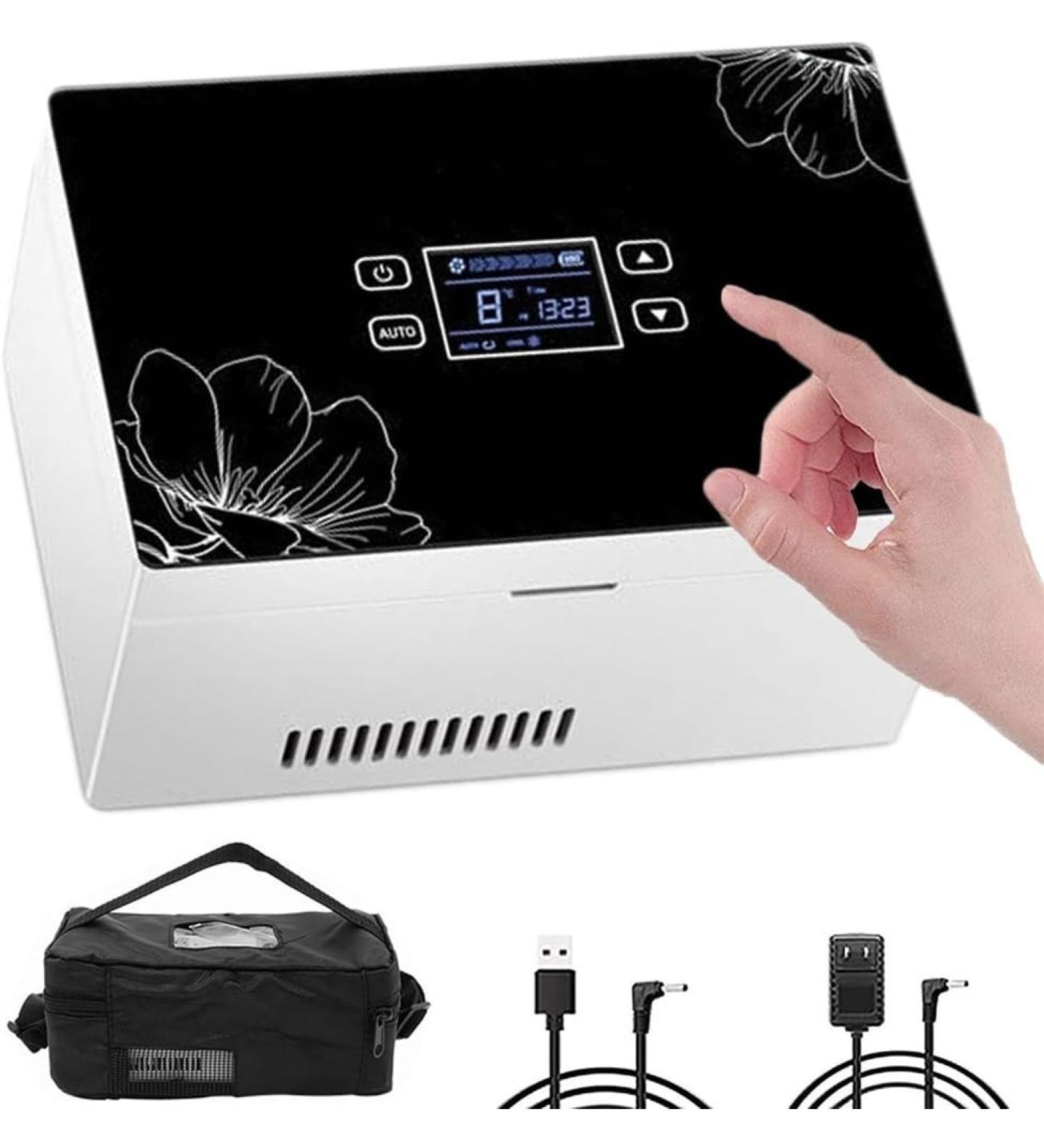 Insulin Cooling Case Insulin Portable Cooler Car Refrigerated Electrical Auto Refrigerator Travel Outdoor Mini Fridge Insulin Portable Medicine Box (Color : 3batteries) - Buy Online on GoSupps.com