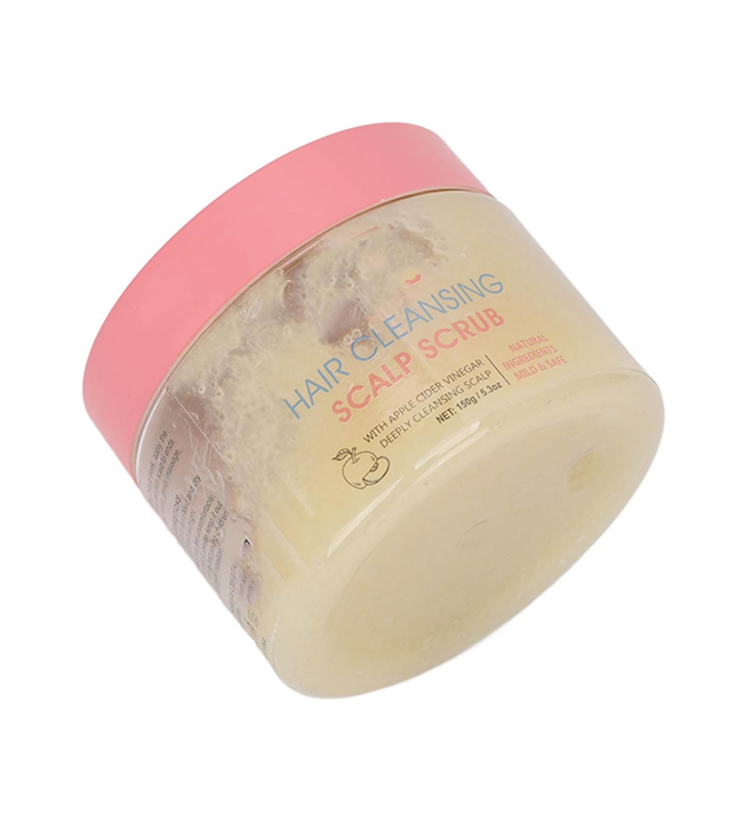 Clarifying Scalp Scrub & Hair Wash Peeling - Cider Infused 150ml | Dead Skin Removal & Shine Boost - Buy Online on GoSupps.com