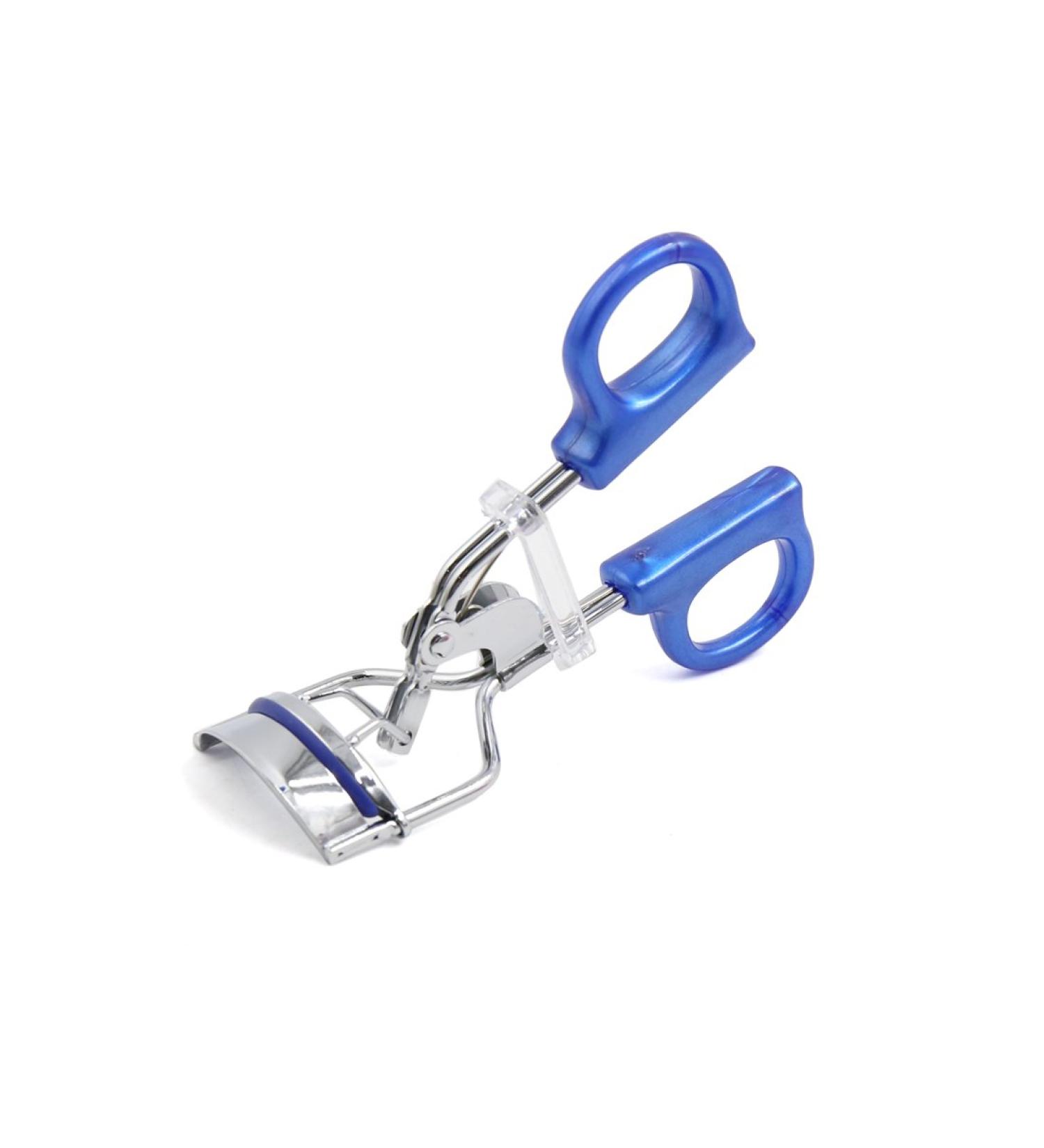 Blue Handle Portable Eye Curling Eyelash Curler Clip Beauty Cosmetic Tool Eyelash Curler Multiple Colors