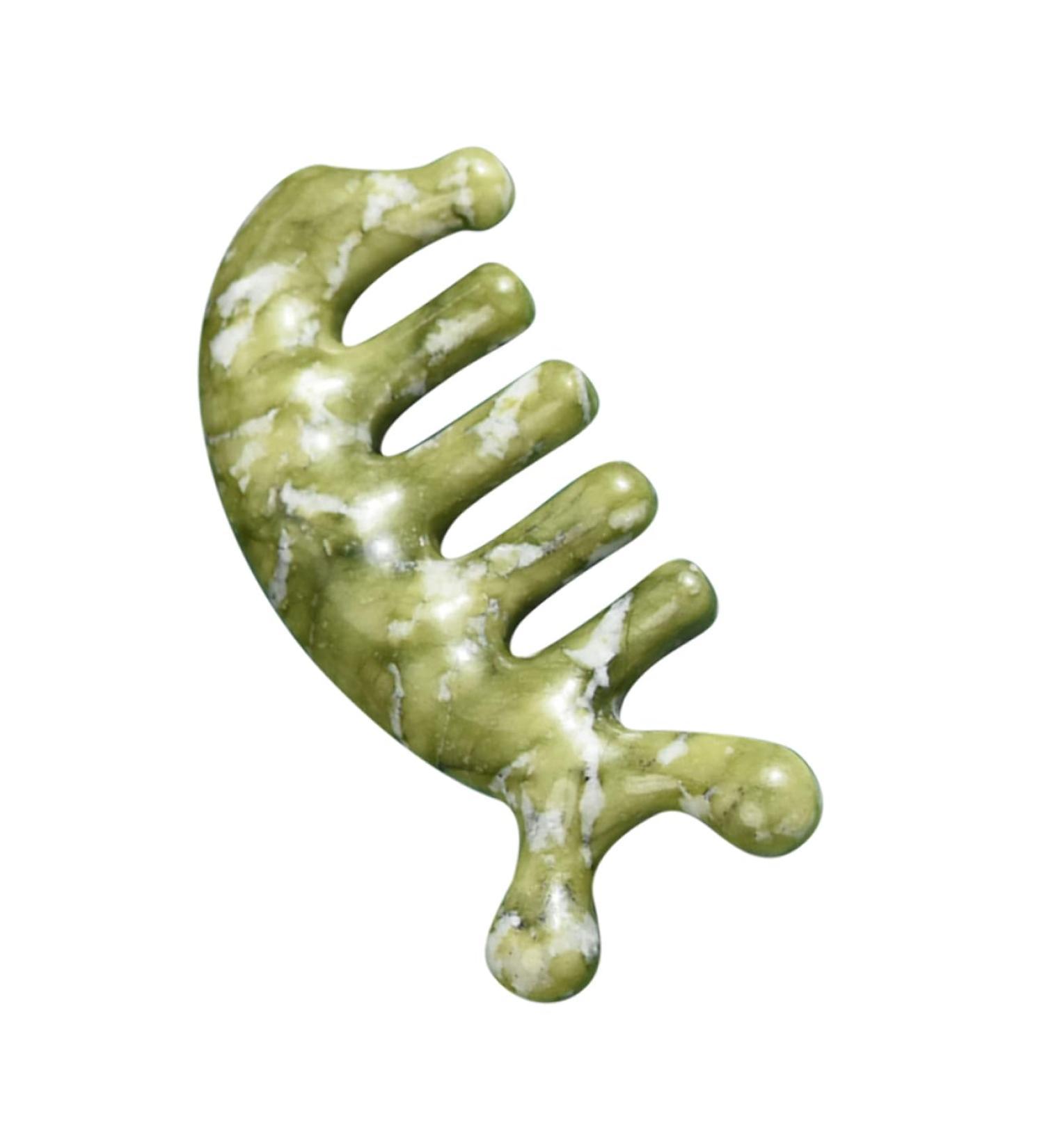 BCOATH Jade Massage Comb Premium Body & Scalp Massage Tool for Relaxation | International Shipping Available - Buy Online on GoSupps.com