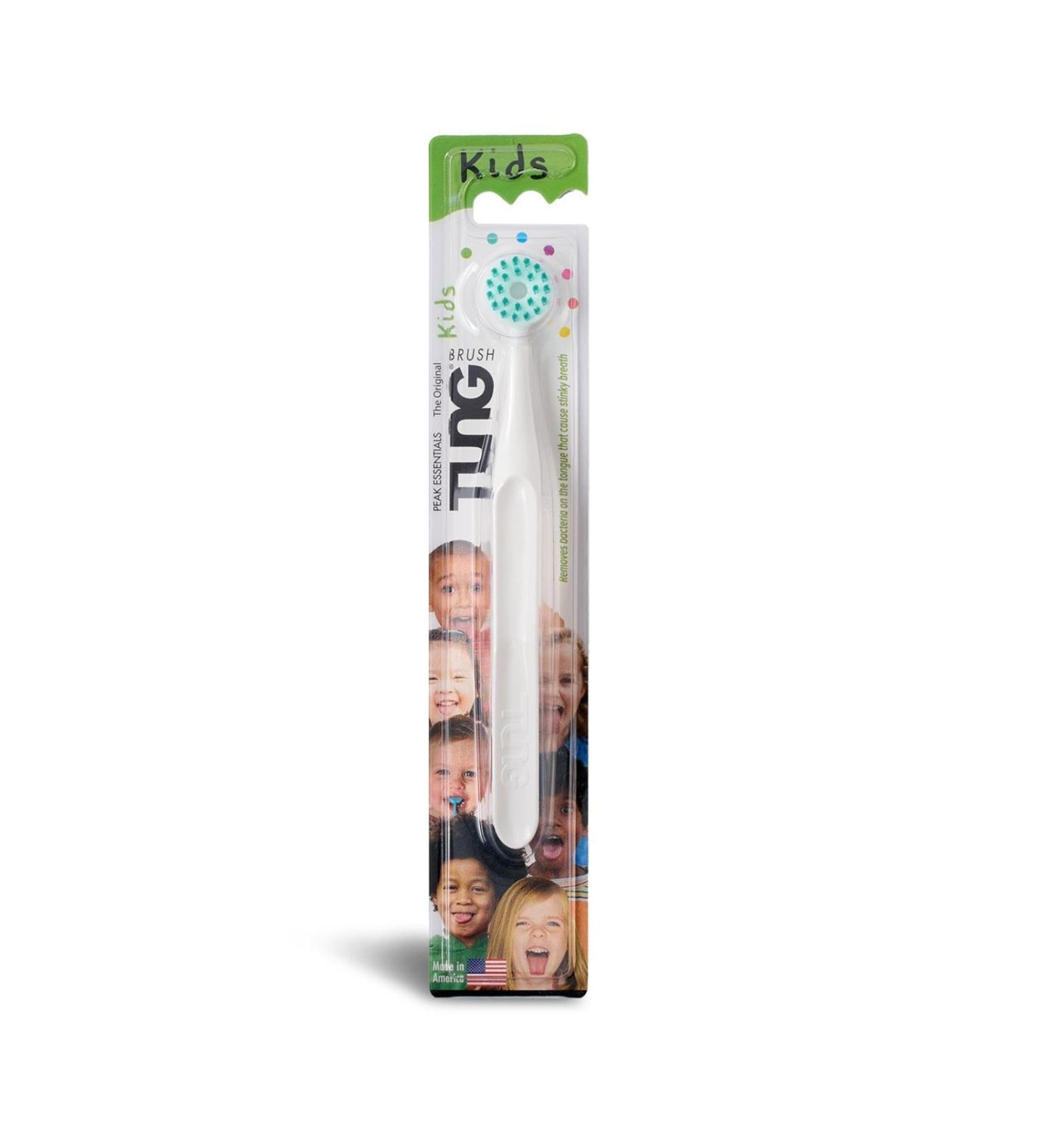 Shop Peak Essentials The Original Kids Tung Brush - 1 Piece for Healthy Smiles | International Shipping Available - Buy Online on GoSupps.com