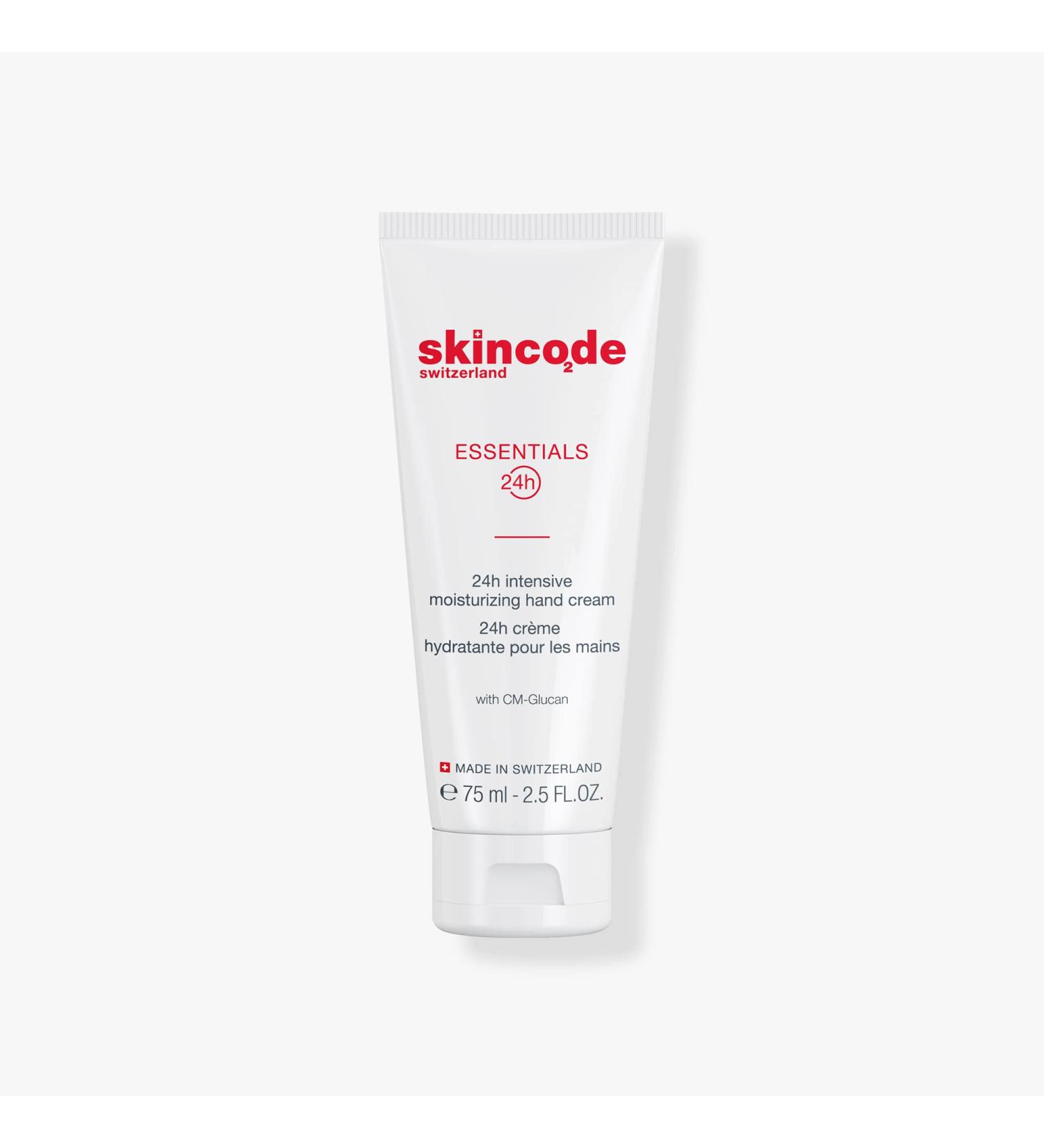 Skincode Essentials 24h Moisturising Hand Cream - Hydrating 75 ml for All Skin Types | International Shipping - Buy Online on GoSupps.com