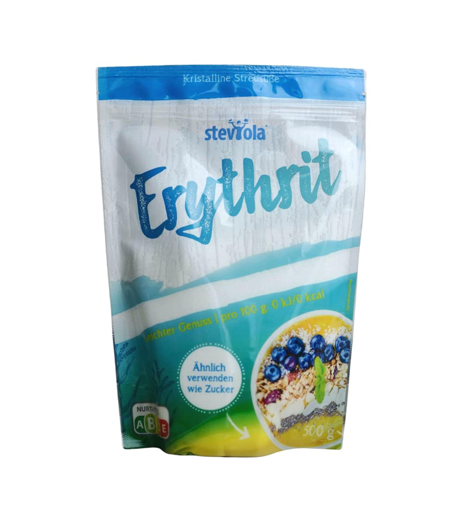 Shop Steviola Erythritus White 500g - Premium Natural Sweetener | International Shipping Available - Buy Online on GoSupps.com
