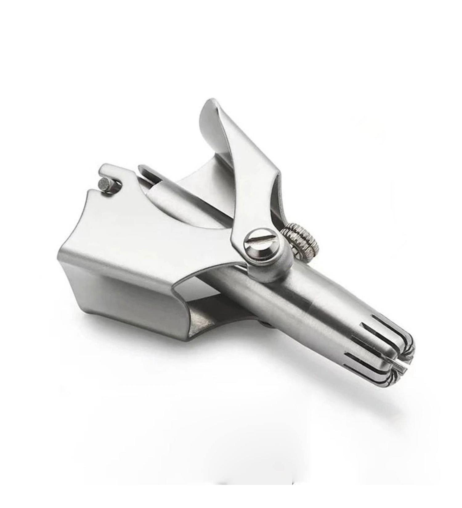 Stainless Steel Manual Nose Hair Trimmer - Portable & Washable | Best Nose Hair Razor - Buy Online on GoSupps.com