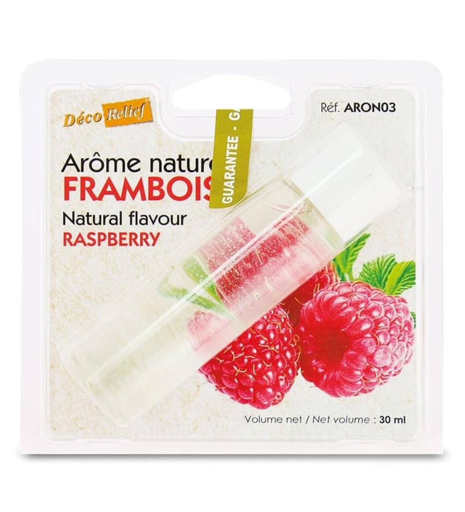 D co Relief - Natural Raspberry Flavor 30ml - Food Flavor for Baking Cooking - Professional Ingredient