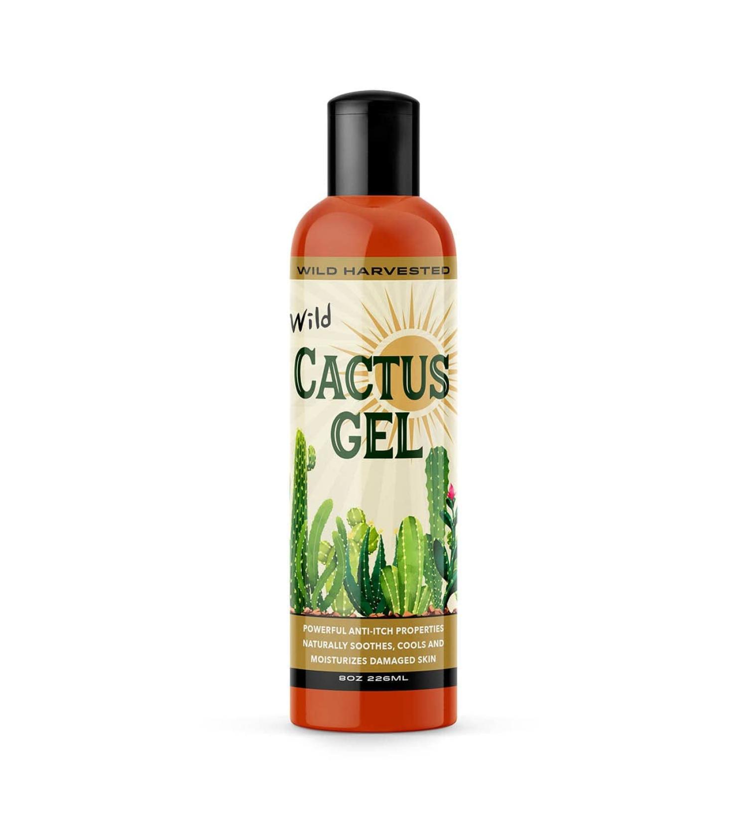 Cactus Juice Natural Soothing Moisturizer 8oz - Hydrating Dry Skin, Sunburns, Rashes & Itches - Buy Online on GoSupps.com