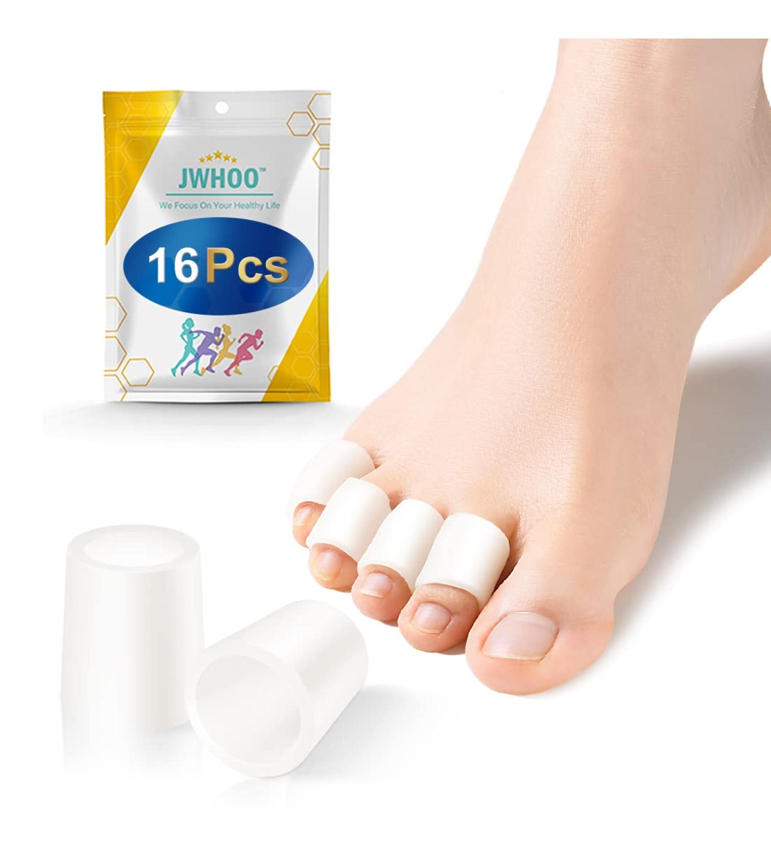 16 Pcs Toe Protectors for Women & Men - Silicone Sleeves for Corns, Ingrown Toenails, Blisters & Foot Pain Relief - Buy Online on GoSupps.com