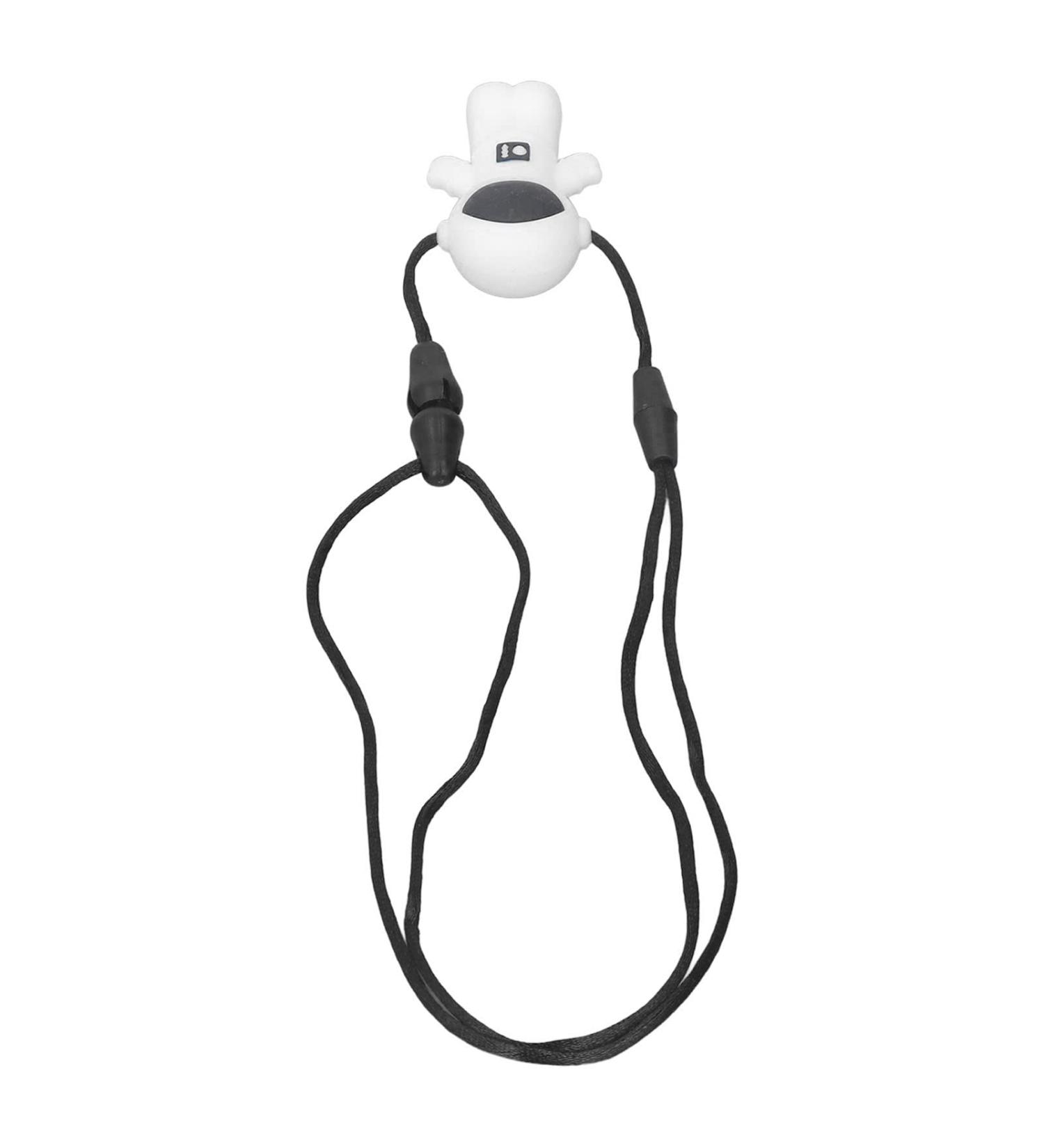 Silicone Chew Pendant Necklace for Autism ADHD Baby Nursing - Light Gray - Buy Online on GoSupps.com